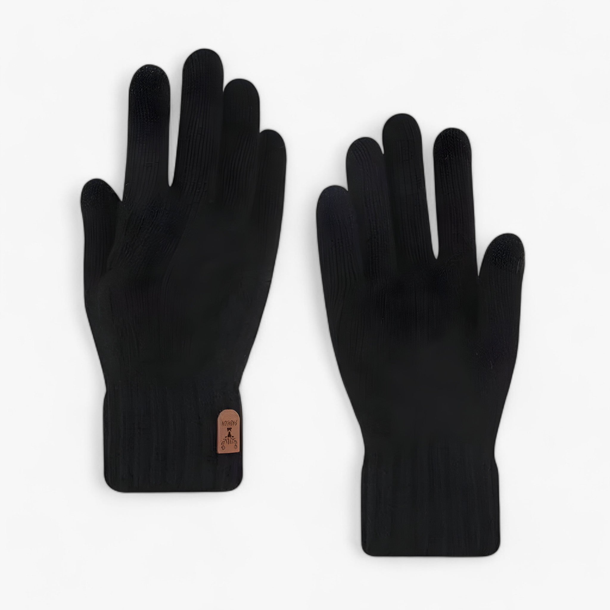 Oliver | Nya Guanti Invernali da Uomo Touchscreen Plus Fleece - Perfetti per il freddo - Nero - - Concept Palermo