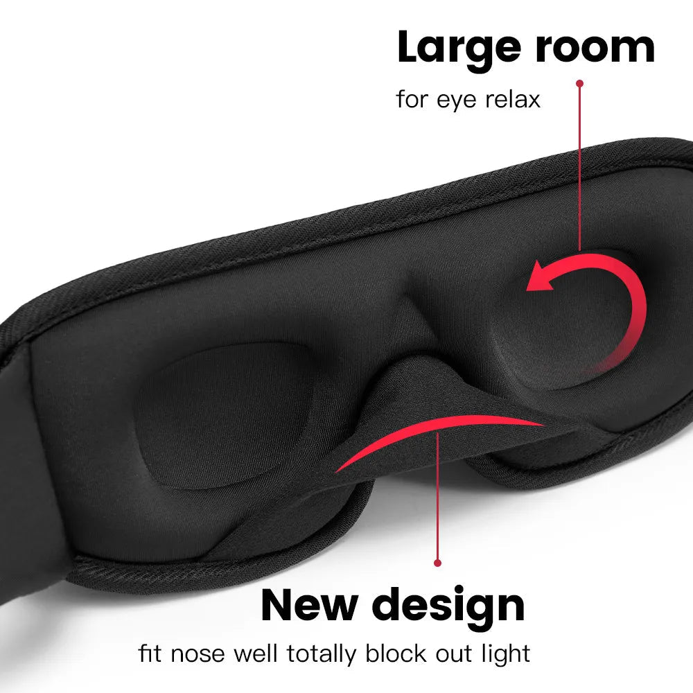 Dreampro | Maschera per gli Occhi UltraComfort 3D: Buio Perfetto - - Mask men Sleeping Mask spring women - Concept Palermo