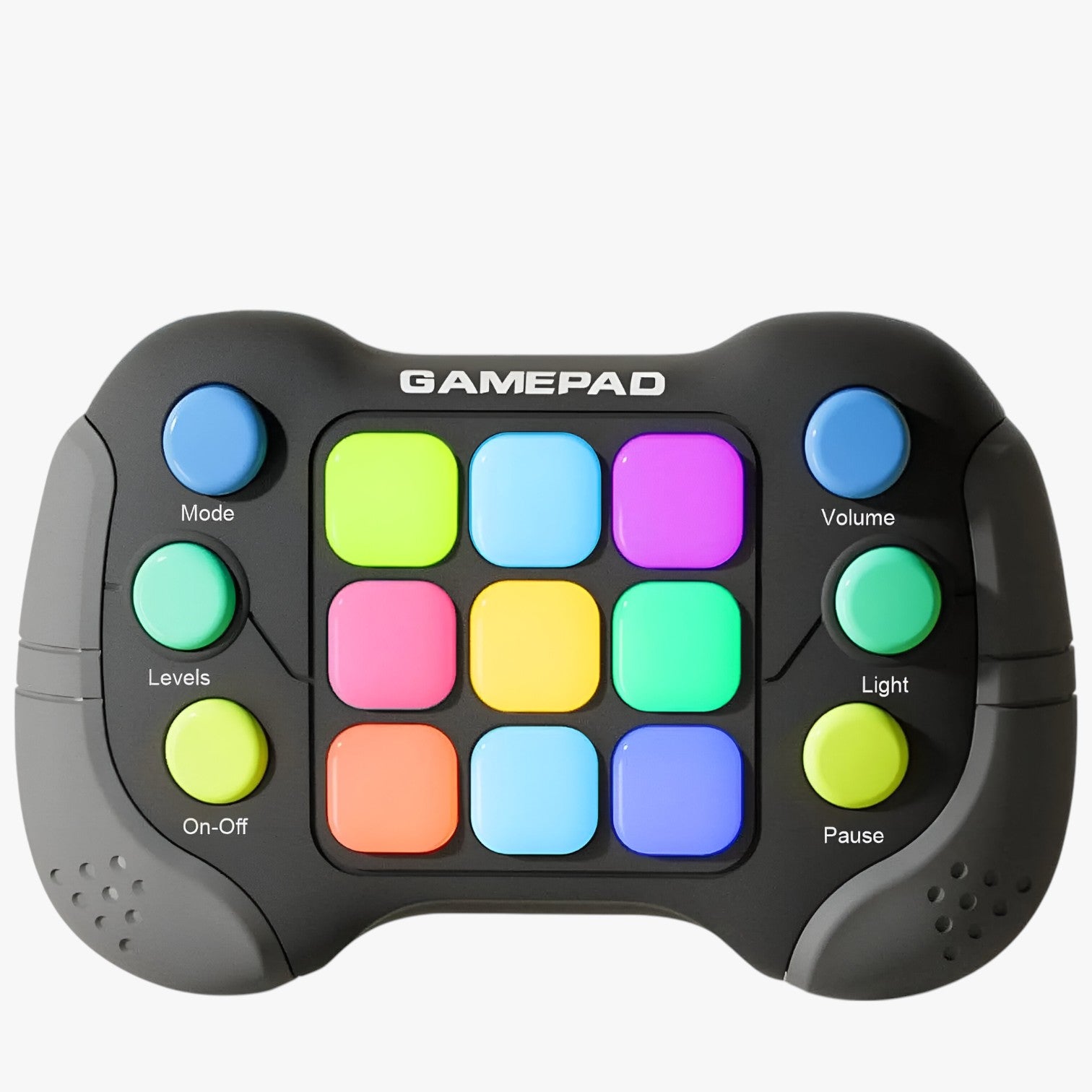 Stella | Giocattolo Fidget Fast Push con luci lampeggianti - Nero Grigio - kids toys toys TOYS AND GAMES toys for kids - Concept Palermo