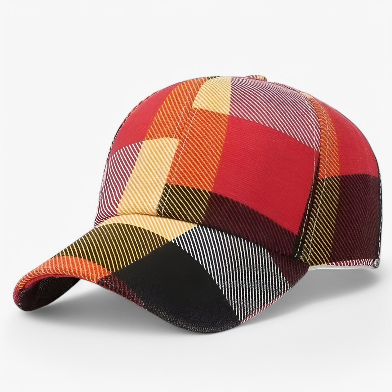 Coleson | Tenda da sole elegante a quadri - Fresca e protezione UV - Rood - Bags caps mens accessory - Concept Palermo