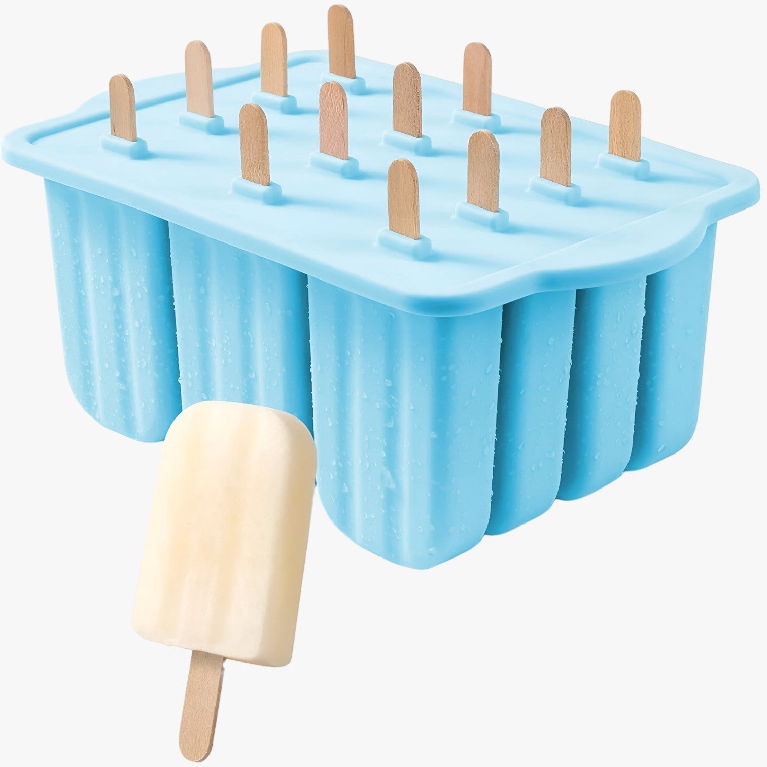 Sunny's | Stampi per Gelato Estivi – Facili Gelati Fai-da-te per Snack Rinfrescanti - 12 grid-blu - Kitchen kitchen accessory kitchen tools - Concept Palermo