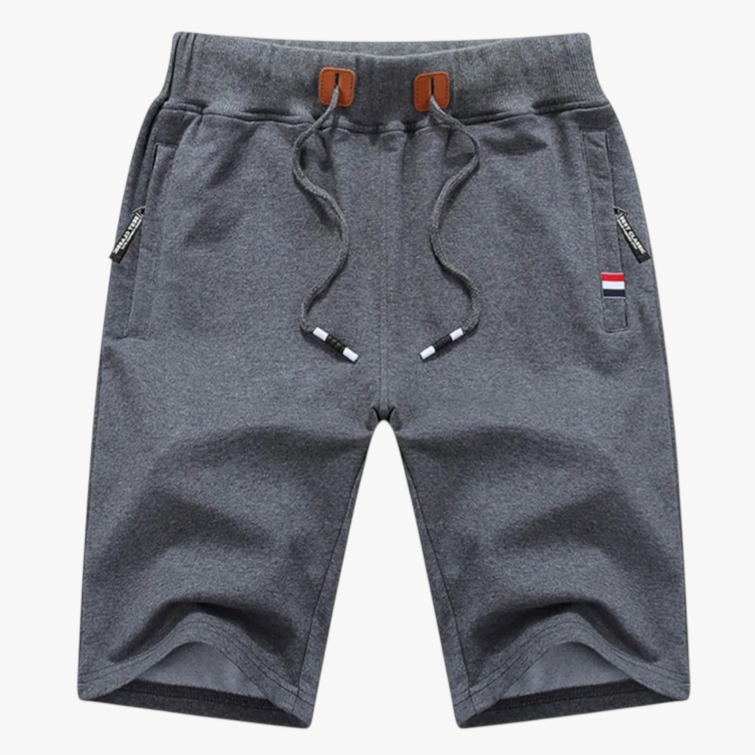 Edmund | Pantaloncini estivi slim-fit da uomo: stile casual e comfort da spiaggia - Grigio scuro - Herren Shorts komfortable Shorts shorts for men Summer shorts - Concept Palermo