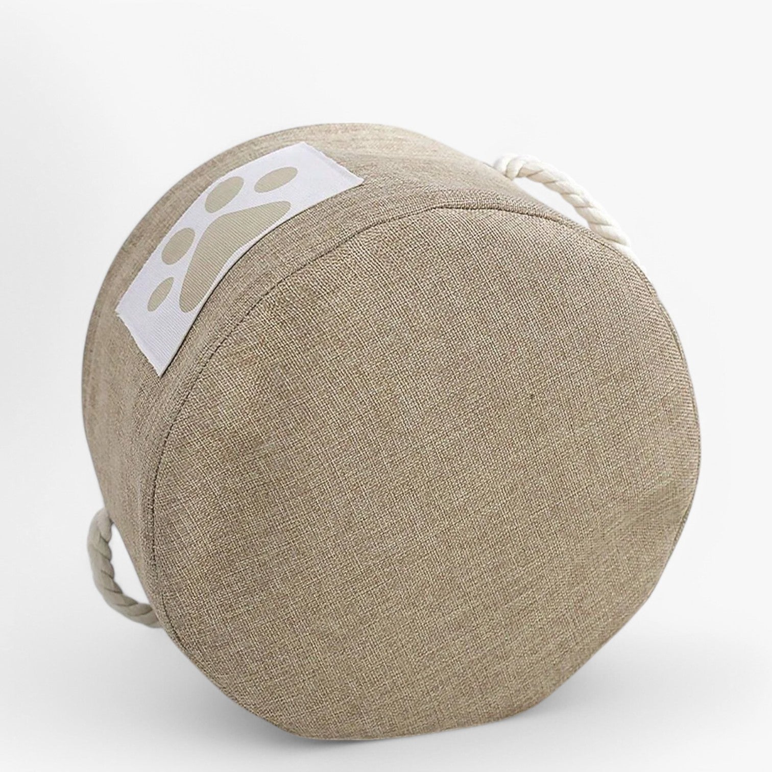 Beatrix | Cesto per giocattoli pieghevole con maniglia in legno elegante - - dog DOG SUPPLIES - Concept Palermo