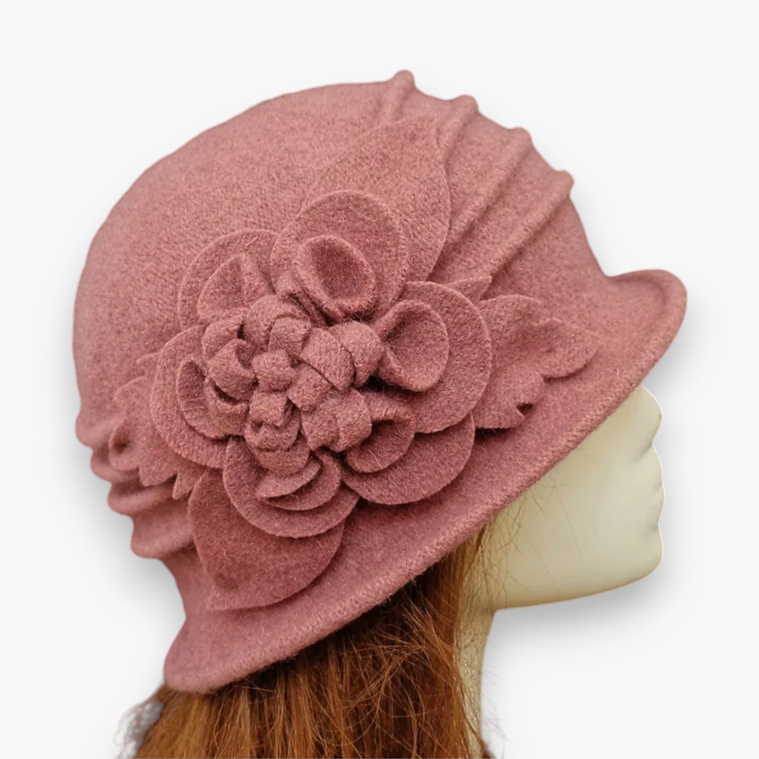 Arlett | Cappello Fedora di Lana per Madri – Caldo e Morbido - Rosa 57 - bucket hats hat Hat for girls women hat - Concept Palermo