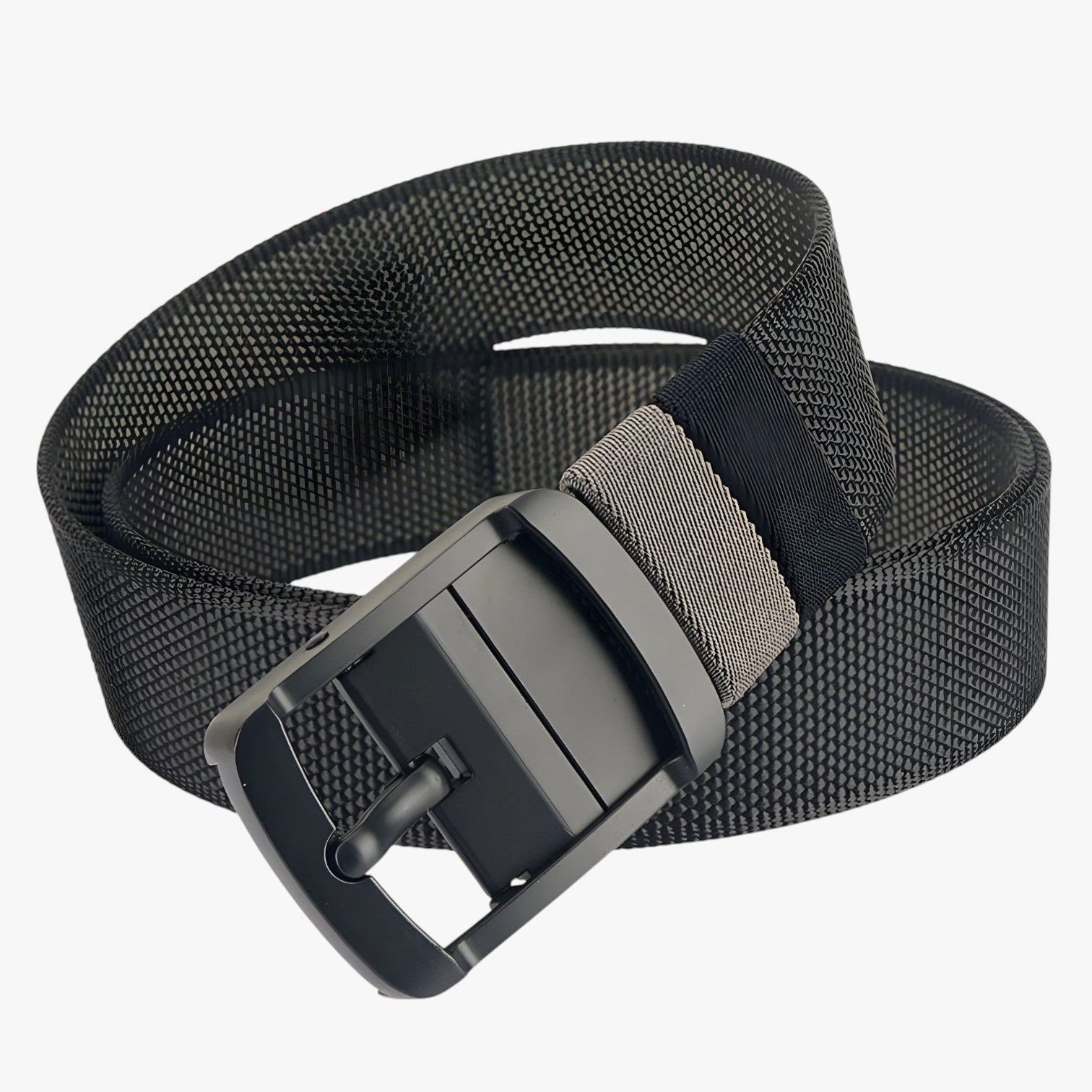 Diether | Cintura reversibile in nylon: 2 look in 1 per ogni stile - grigio-nero 120cm - Belts belts for men Mens belt - Concept Palermo