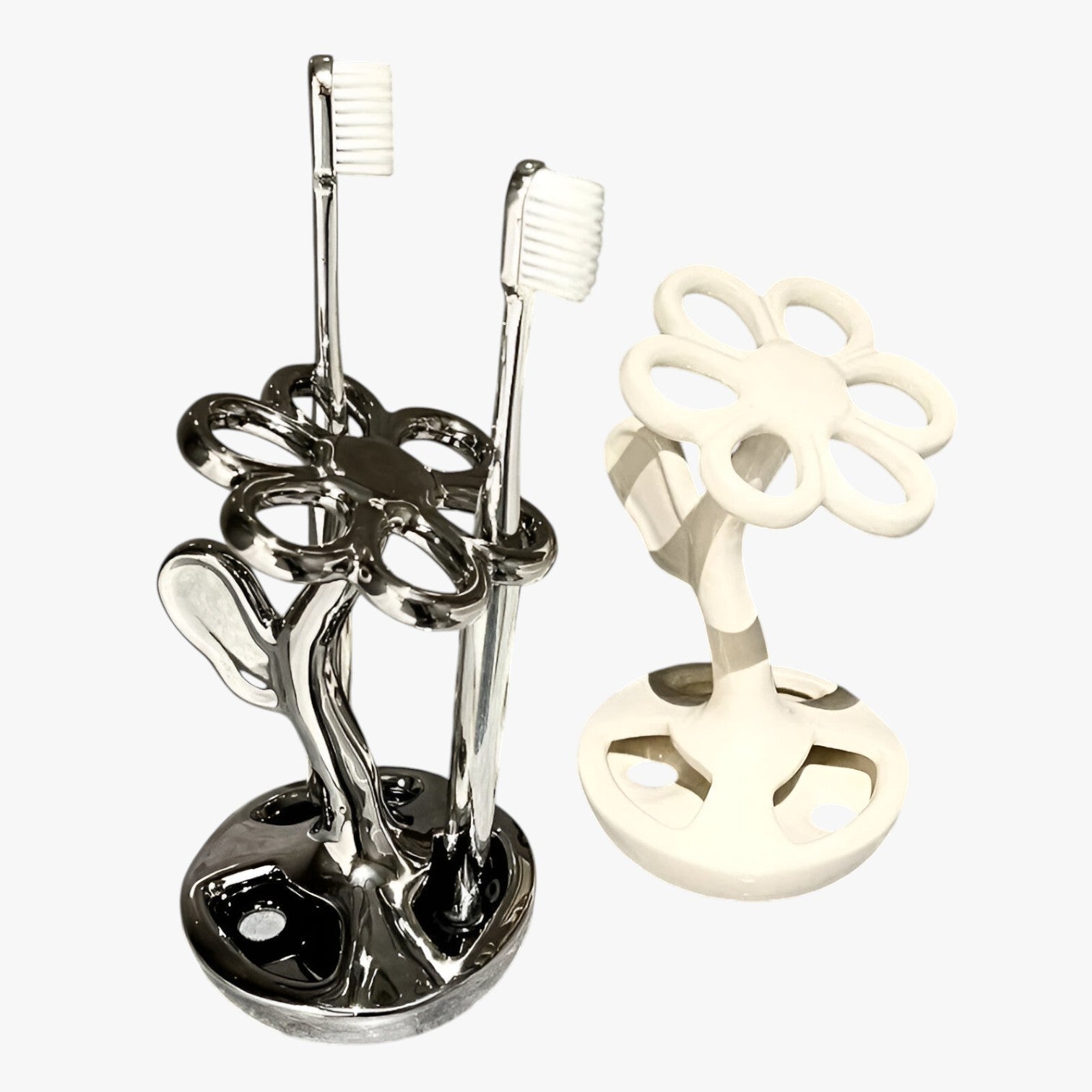 Marga | Scaffale a forma di fiore – Organizer elegante e pratico - - bathroom - Concept Palermo
