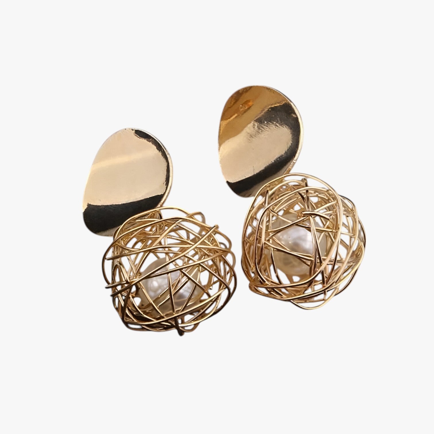 Genalyn | Orecchini a sfera in oro - con un tocco vintage - - EARRINGS New Fashion Earrings womens earring - Concept Palermo