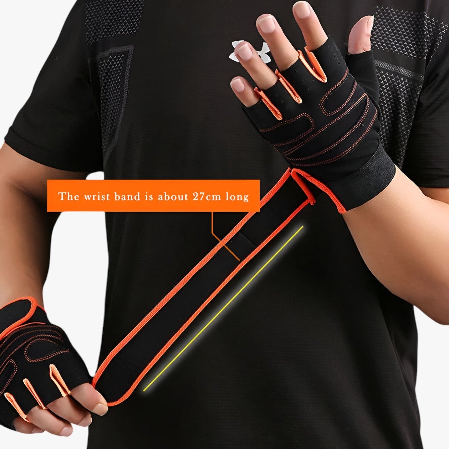 Gabriel | Guanti da palestra con supporto per il polso e protezione dagli urti - - gloves mens accessory - Concept Palermo