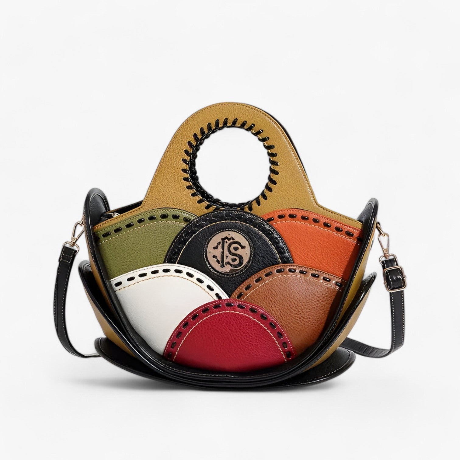 Valeria | Grande Borsa a Spalla in Pelle con Ampi Scomparti - - Shoulder Bags Women's shoulder bag - Concept Palermo