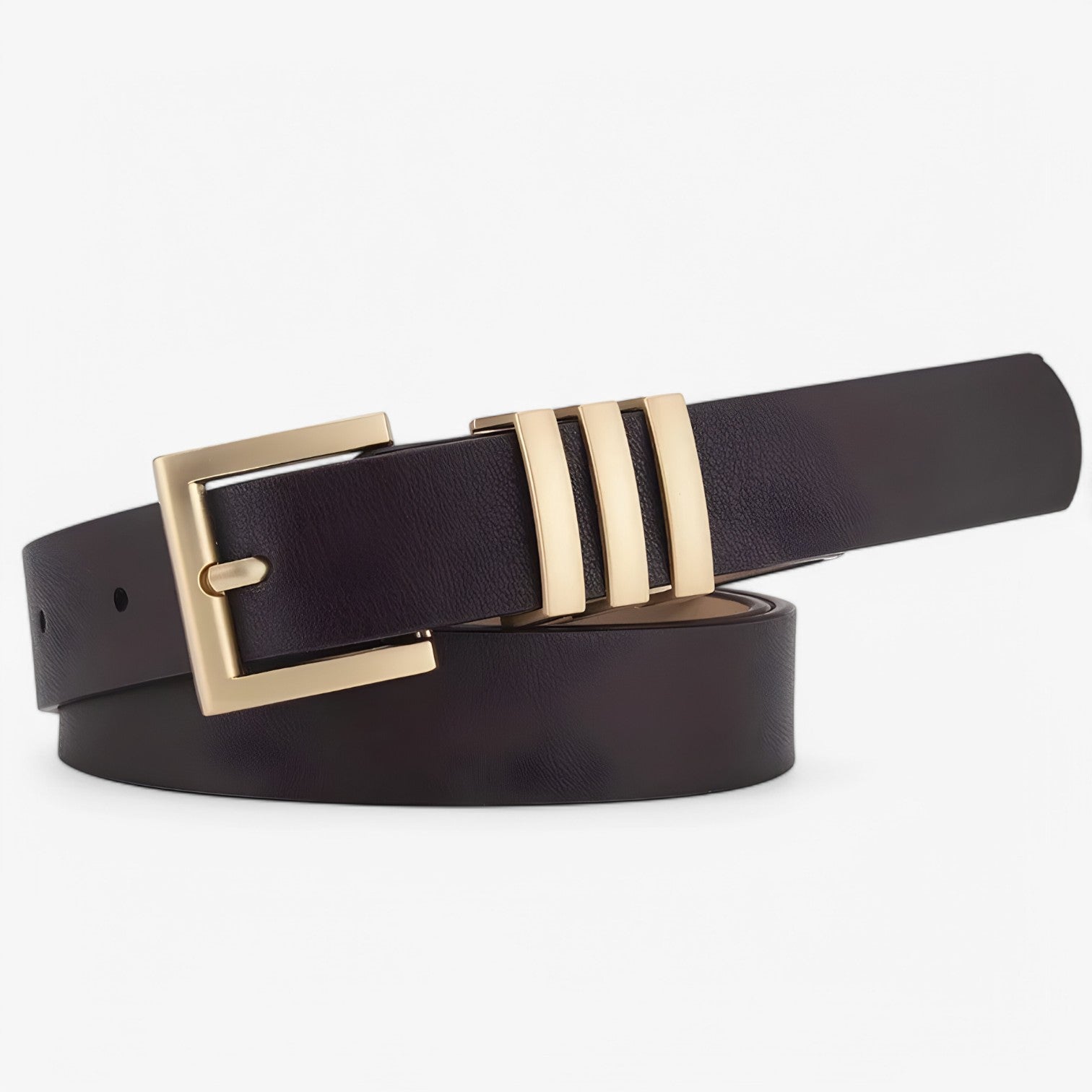 Kaylee | Elegante e Versatile – Cintura donna stilosa con fibbia dorata - nero 105CM - belt buckle women belts Womens belt - Concept Palermo