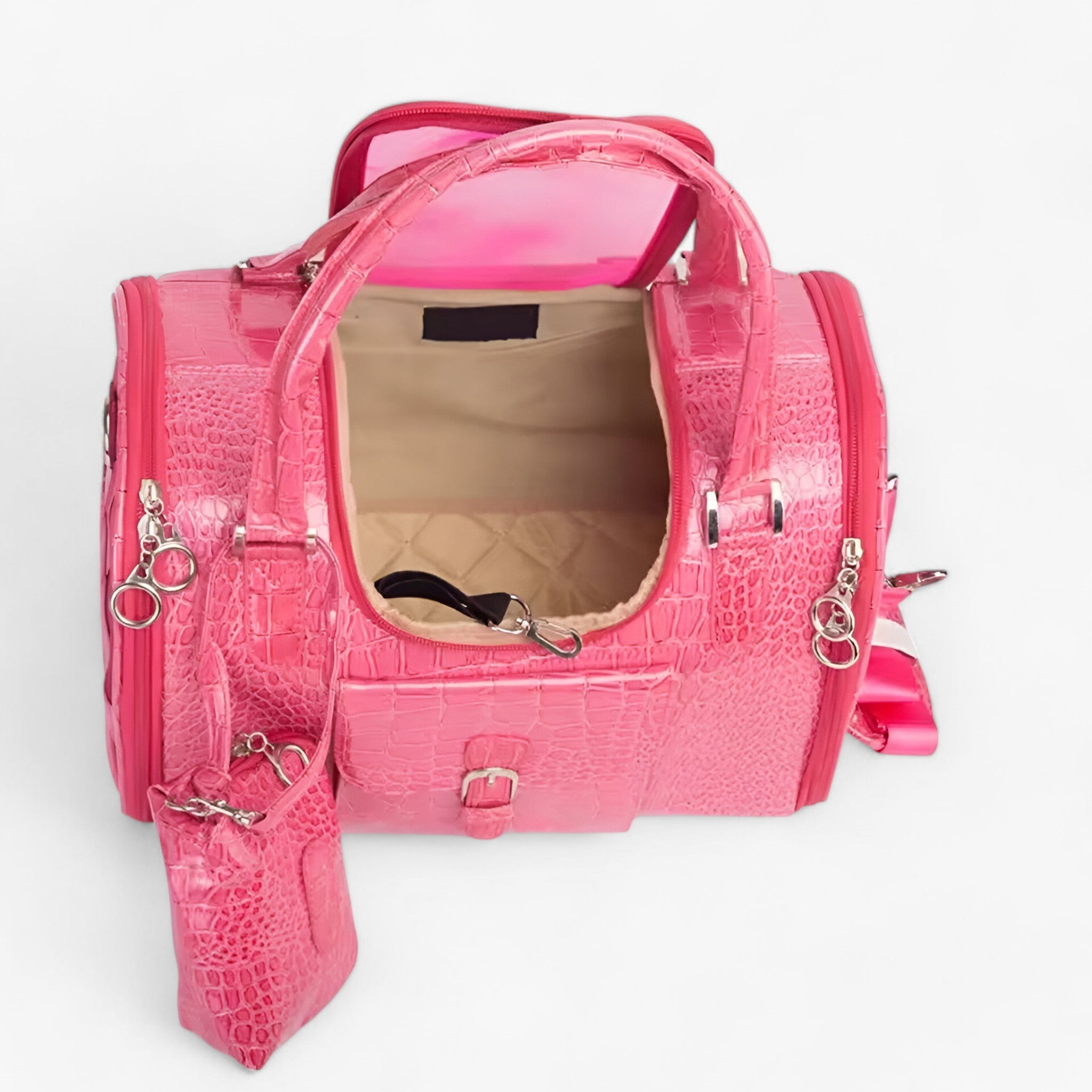 Hannah | Elegante borsa per cani in PU pelle - - - Concept Palermo