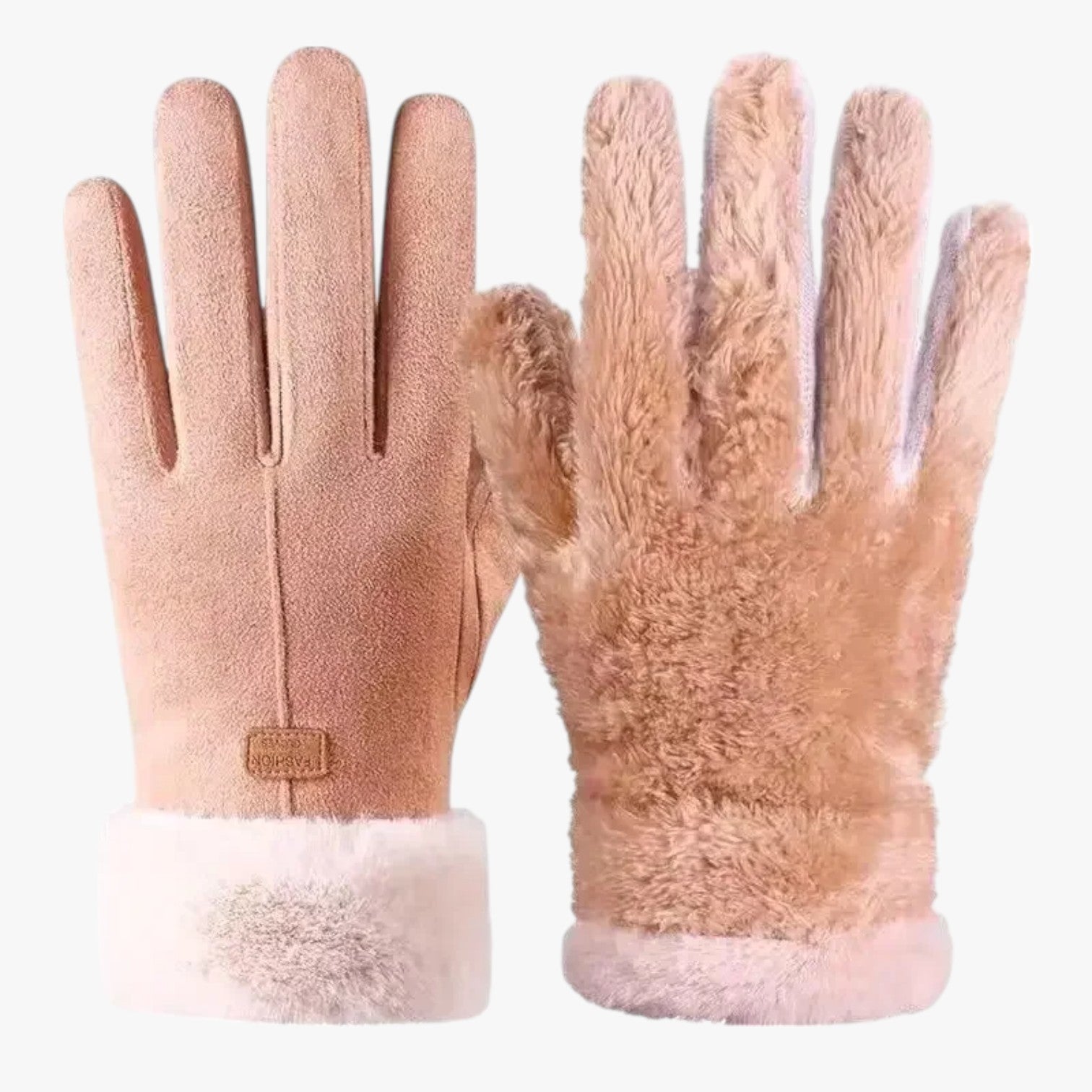 Esther | Guanti Invernali Donna Caldi in Peluche Touchscreen Antivento - - gloves winter gloves - Concept Palermo