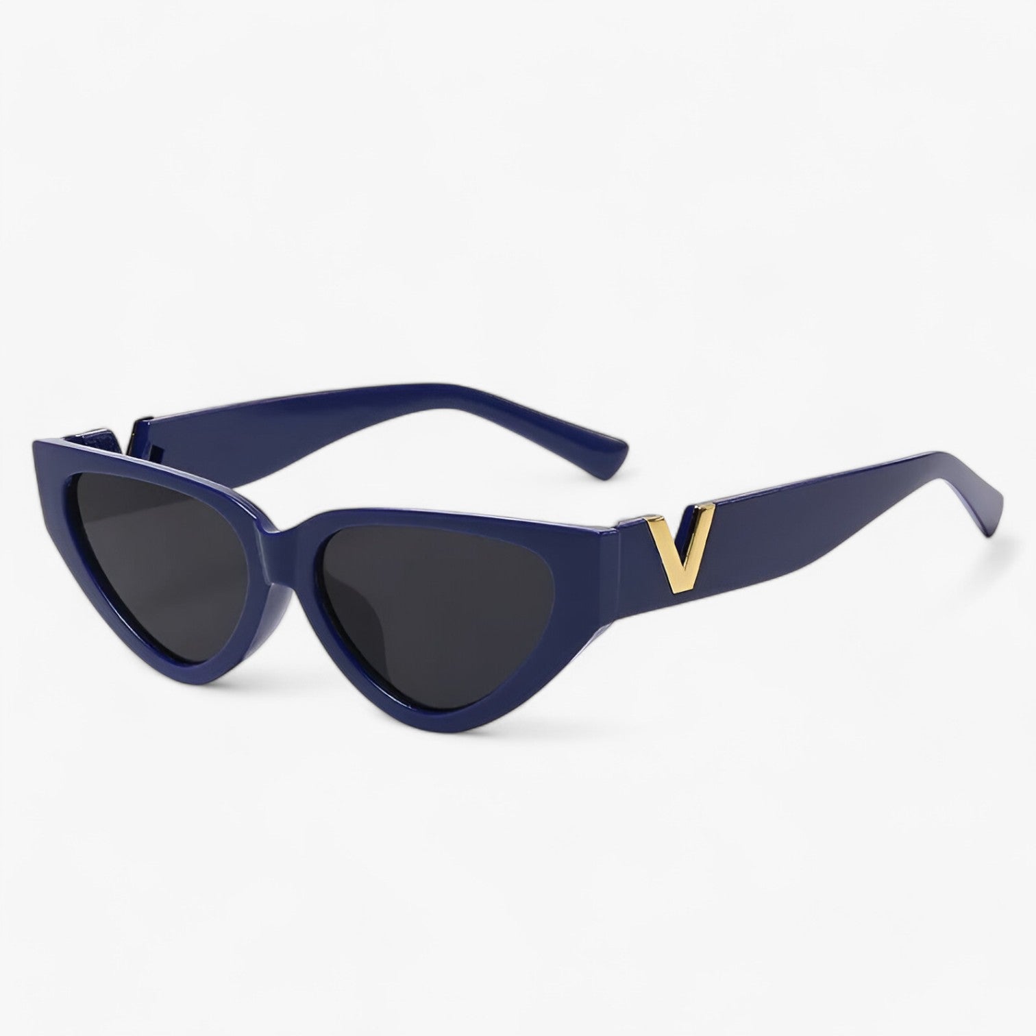 Samara | Occhiali da sole Cat Eye Luxe Glamour per donne - Protezione UV400 - Blu - Cat Eye Sunglasses Sunglasses WOMEN - Concept Palermo