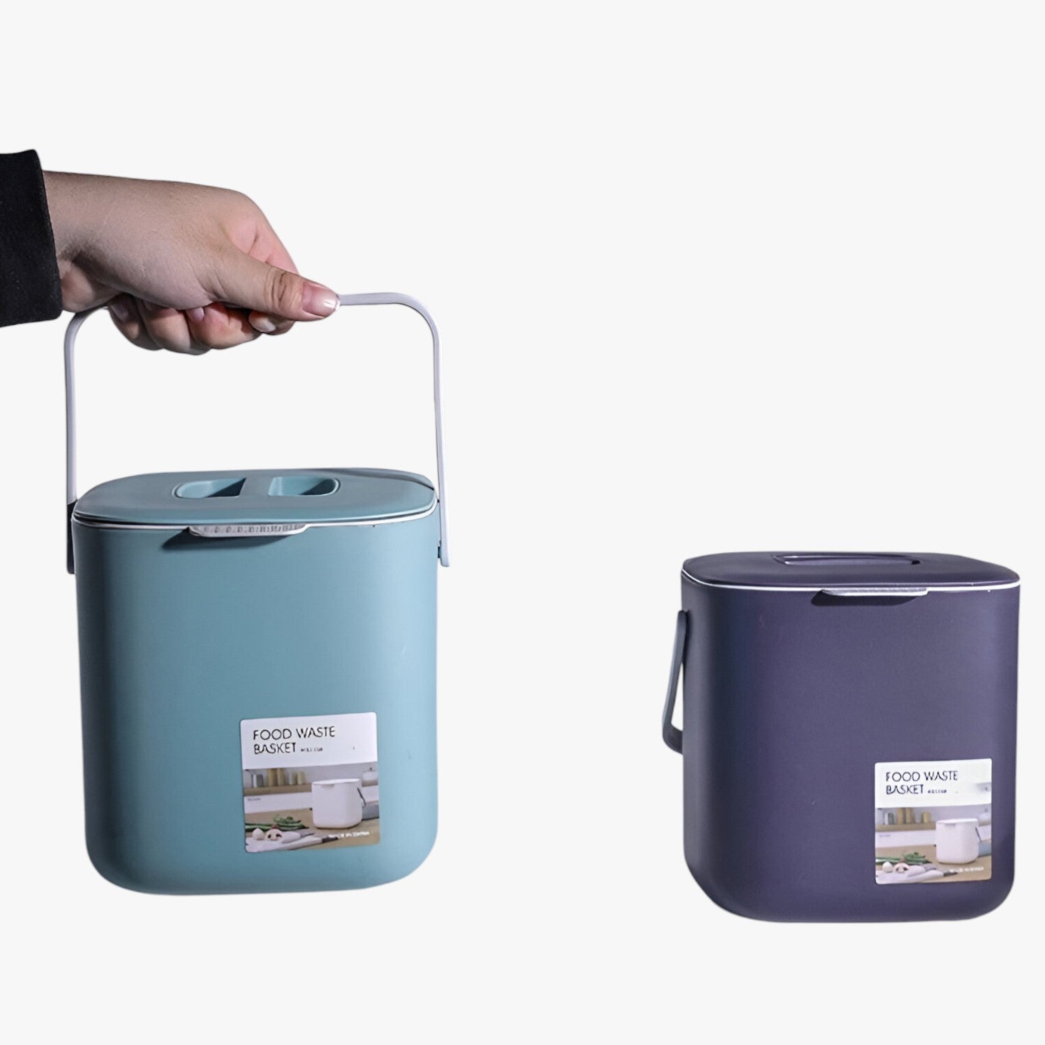 Kristi | Cestino per compostaggio senza odori e facile da usare con coperchio - - Kitchen kitchen accessory kitchen tools - Concept Palermo