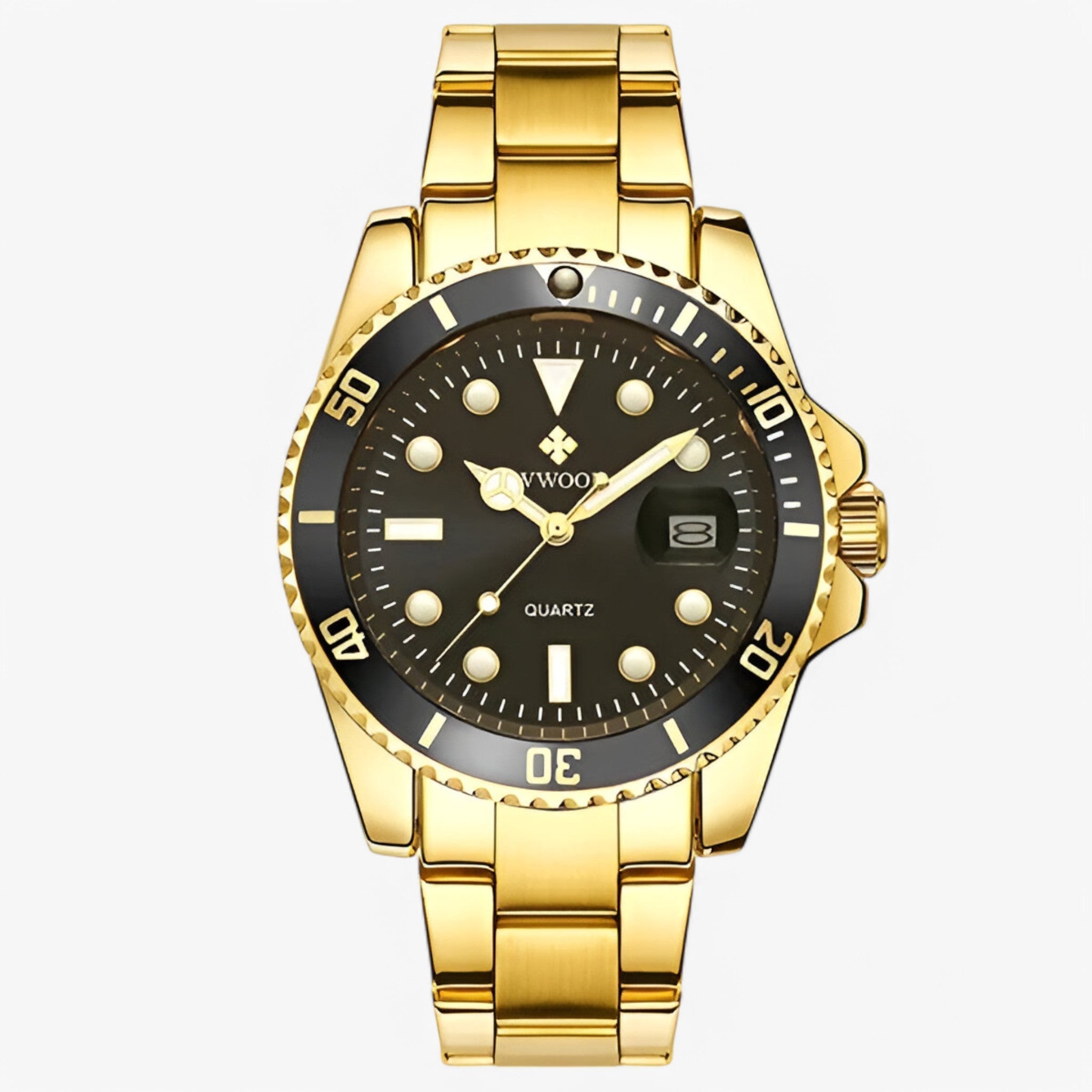 Leeuw | Lussuoso orologio subacqueo impermeabile - Oro nero - watches WATCHES FOR MEN - Concept Palermo