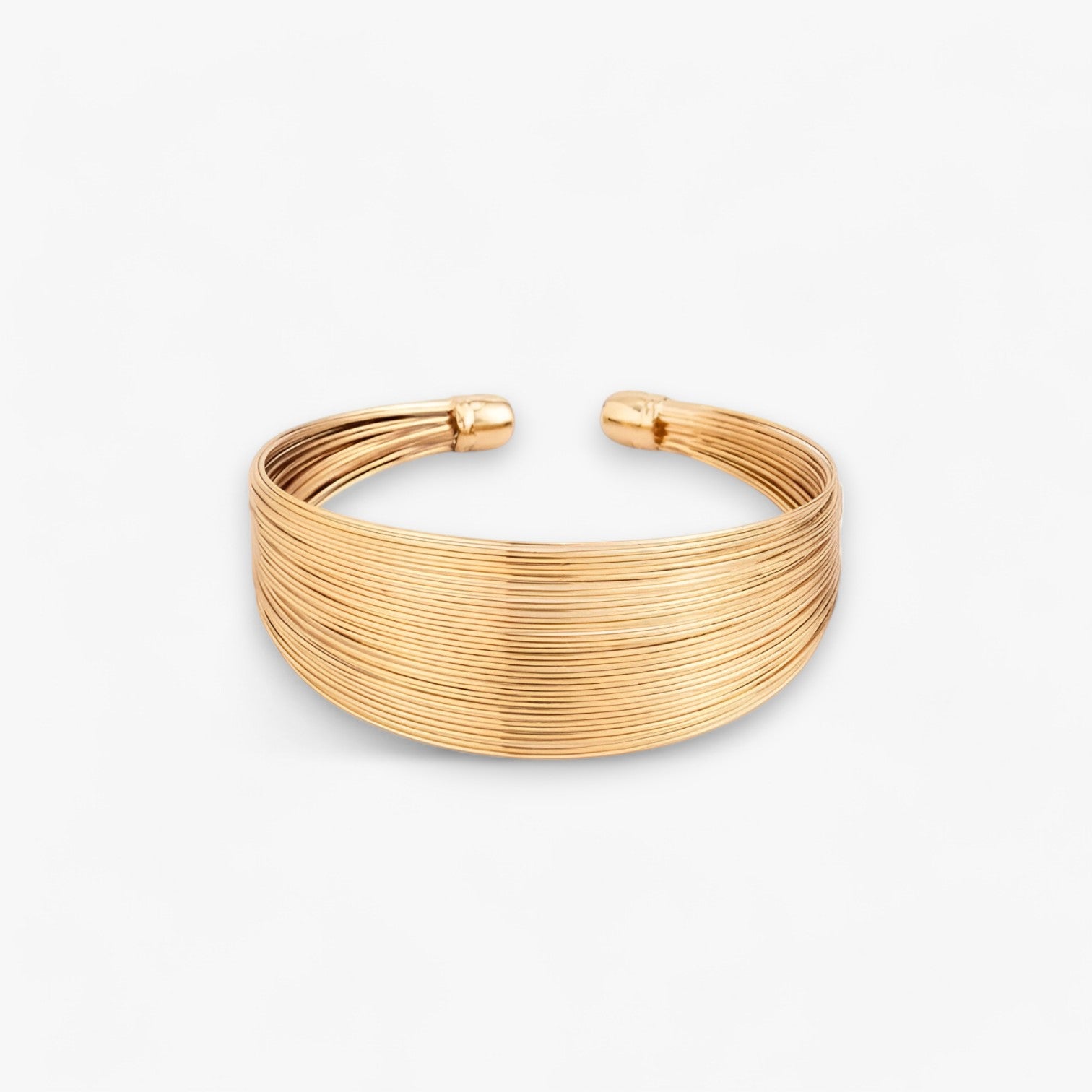 Hana | Bracciale Cuff Multi-Strato in Oro Vintage – Bracciale Regolabile da Donna - Oro - Accessories Jewelry BRACELETS - Concept Palermo