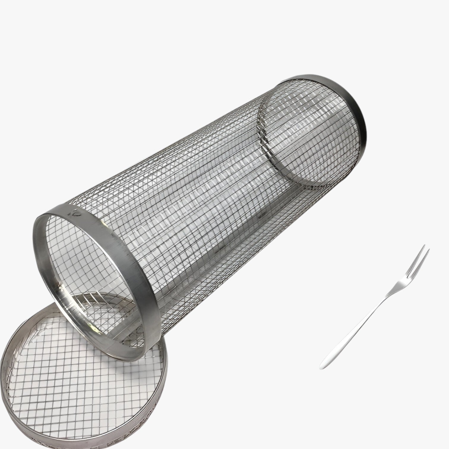 Harmoni | Griglia BBQ rotante – Cottura uniforme, niente problemi con la rotazione - Piccolo Cesto x1 - Kitchen kitchen accessory - Concept Palermo