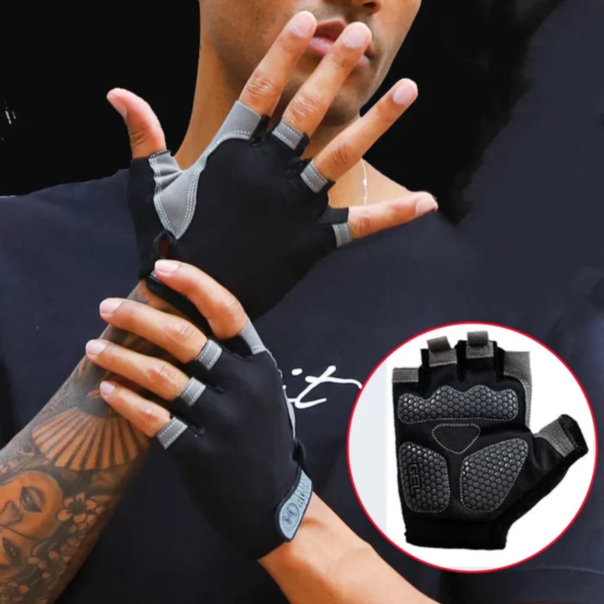 Guanti sportivi antiscivolo GripMaster: freschi, comodi e resistenti - - bicycle gloves gloves gloves for men mens gloves - Concept Palermo
