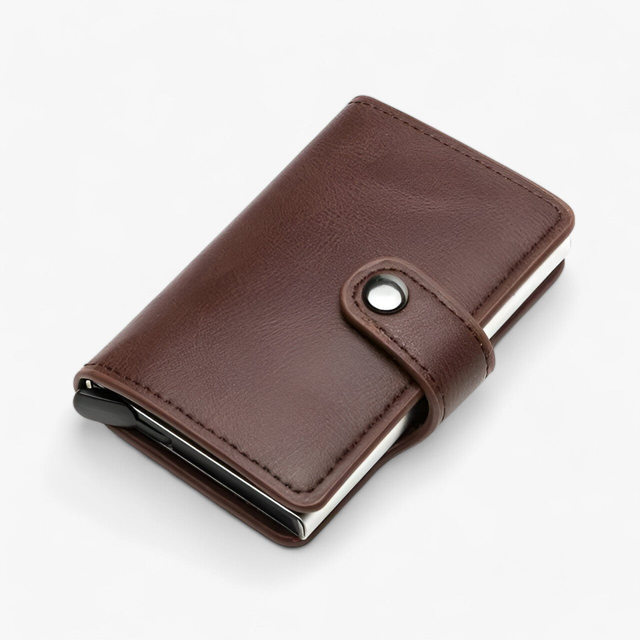 Carol | Portafoglio RFID Sicuro - Eleganza e Protezione NFC - Caffè - wallet womens wallet - Concept Palermo