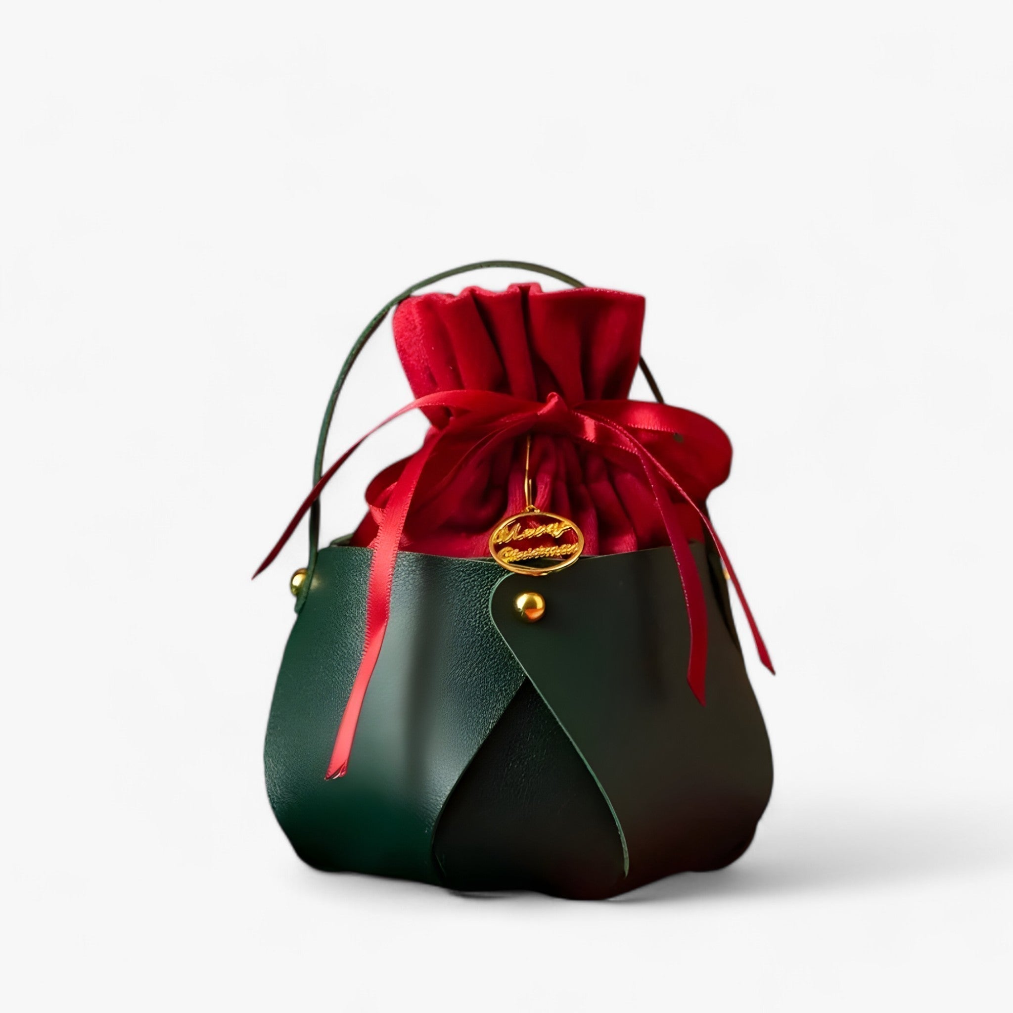 Layla | Juläpple Bag - Scatola regalo portatile per confezioni festive - Verde 2 1 +1 GRATIS - Christmas Christmas Day Gifts Christmas gift - Concept Palermo
