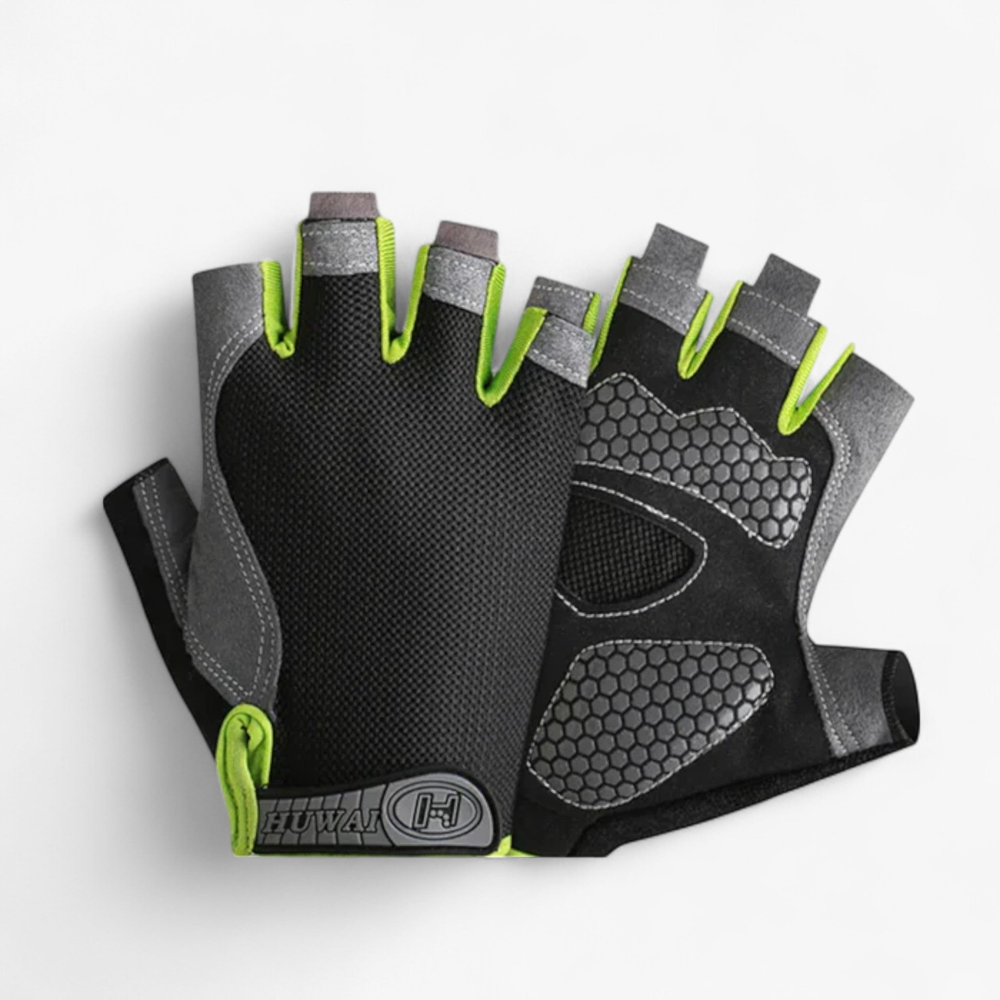 Guanti sportivi antiscivolo GripMaster: freschi, comodi e resistenti - Upgrade Verde - bicycle gloves gloves gloves for men mens gloves - Concept Palermo