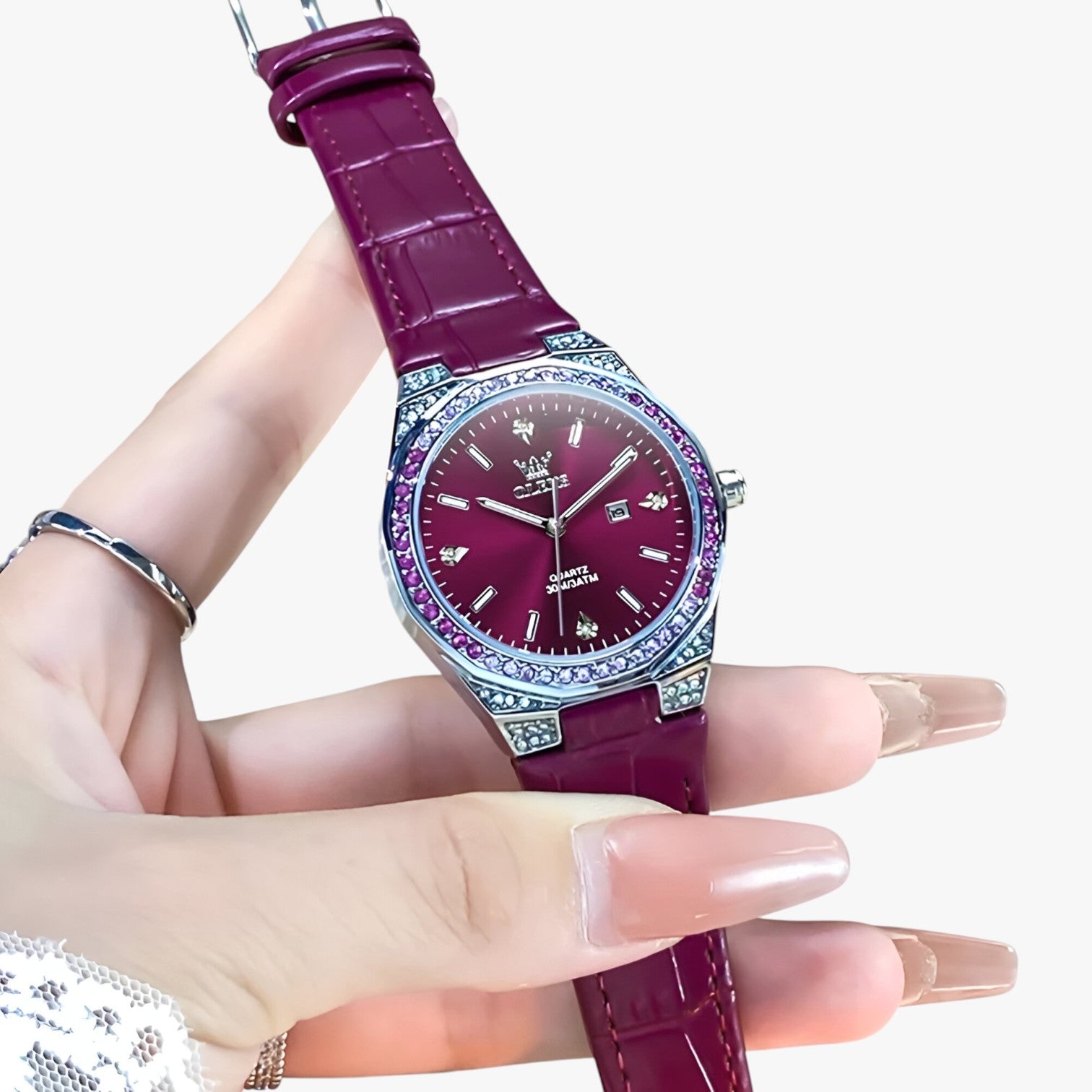 Autumn | Elegante orologio impermeabile con cinturino in pelle - - female watch ladies watch watch watch for women watches - Concept Palermo