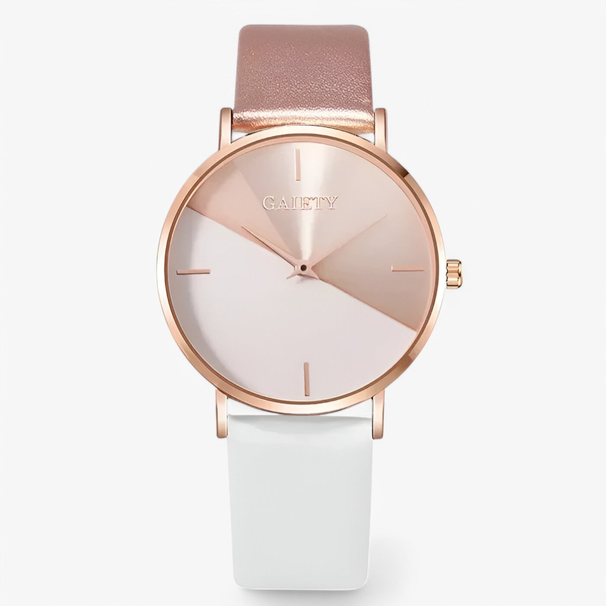 Esme | Orologio bicolore elegante con bracciale - Bianca - female watch watch for women - Concept Palermo