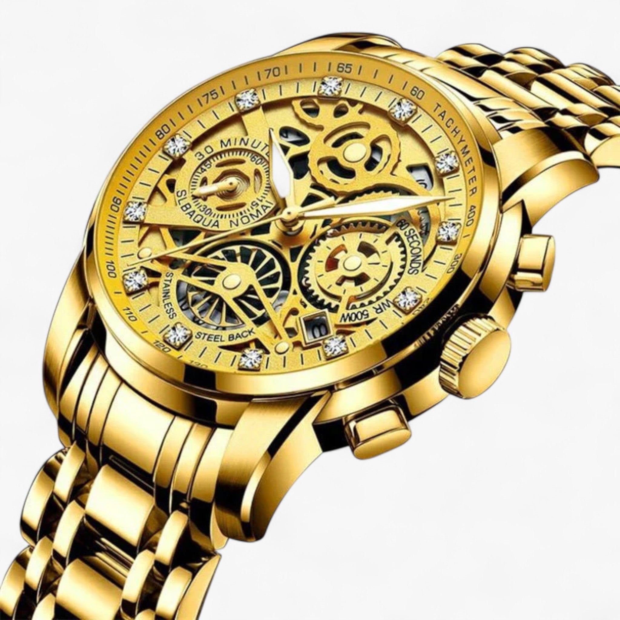 Orologio Skeleton | Orologio da uomo - Oro - Watches - Concept Palermo