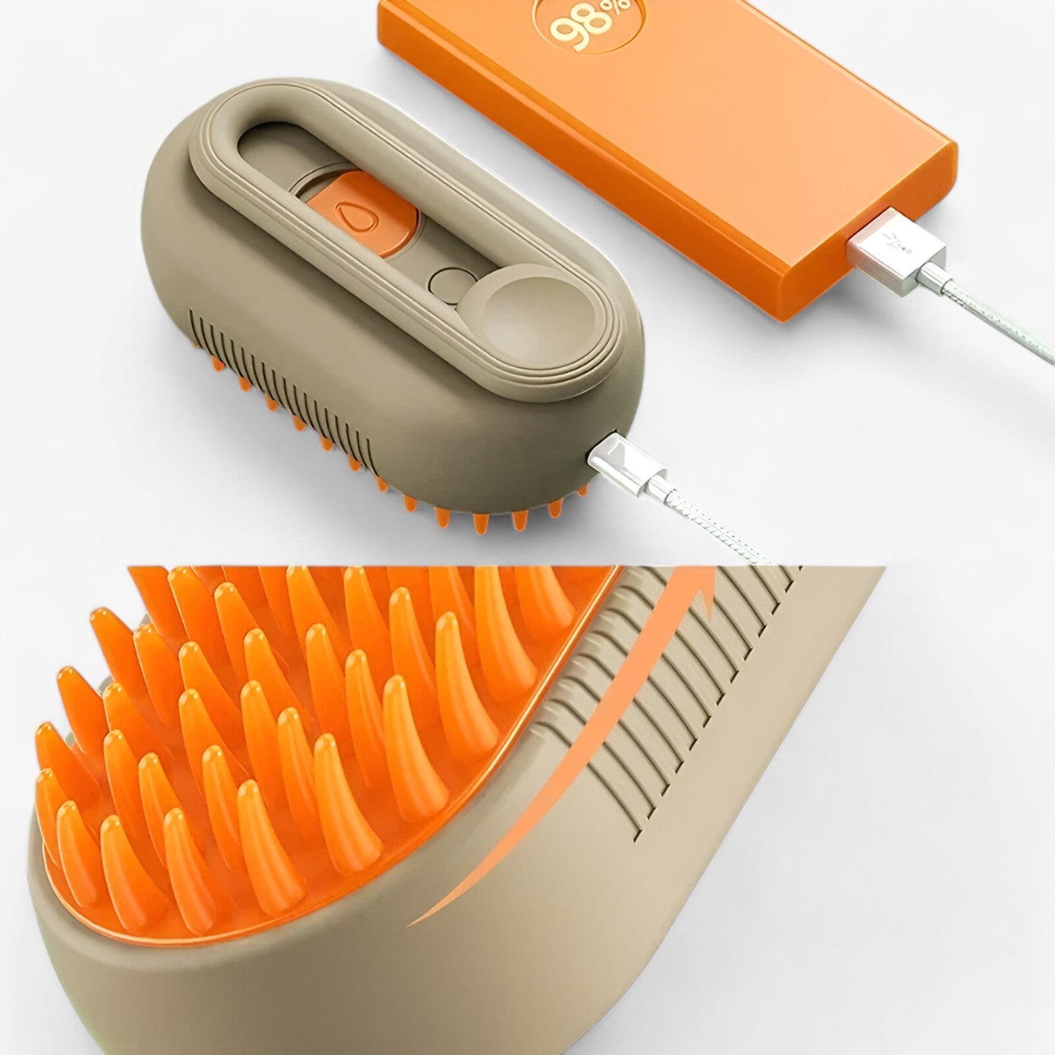 Euna | Spazzola Elettrica per Vapore e Massaggio per Animali Domestici - - pet pet accessories PET SUPPLIES - Concept Palermo