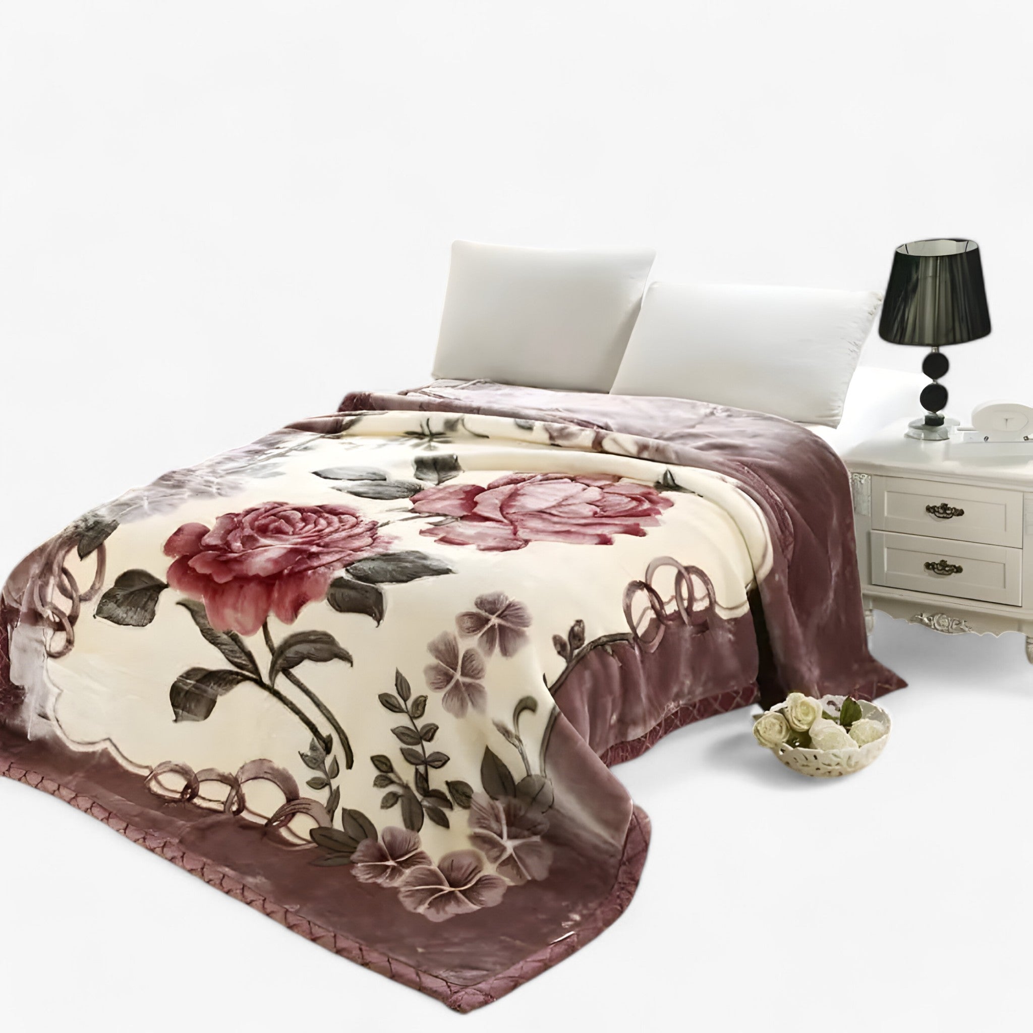 Elise | Coperta di coccole - Morbidezza floreale - Colore 1 - - Concept Palermo