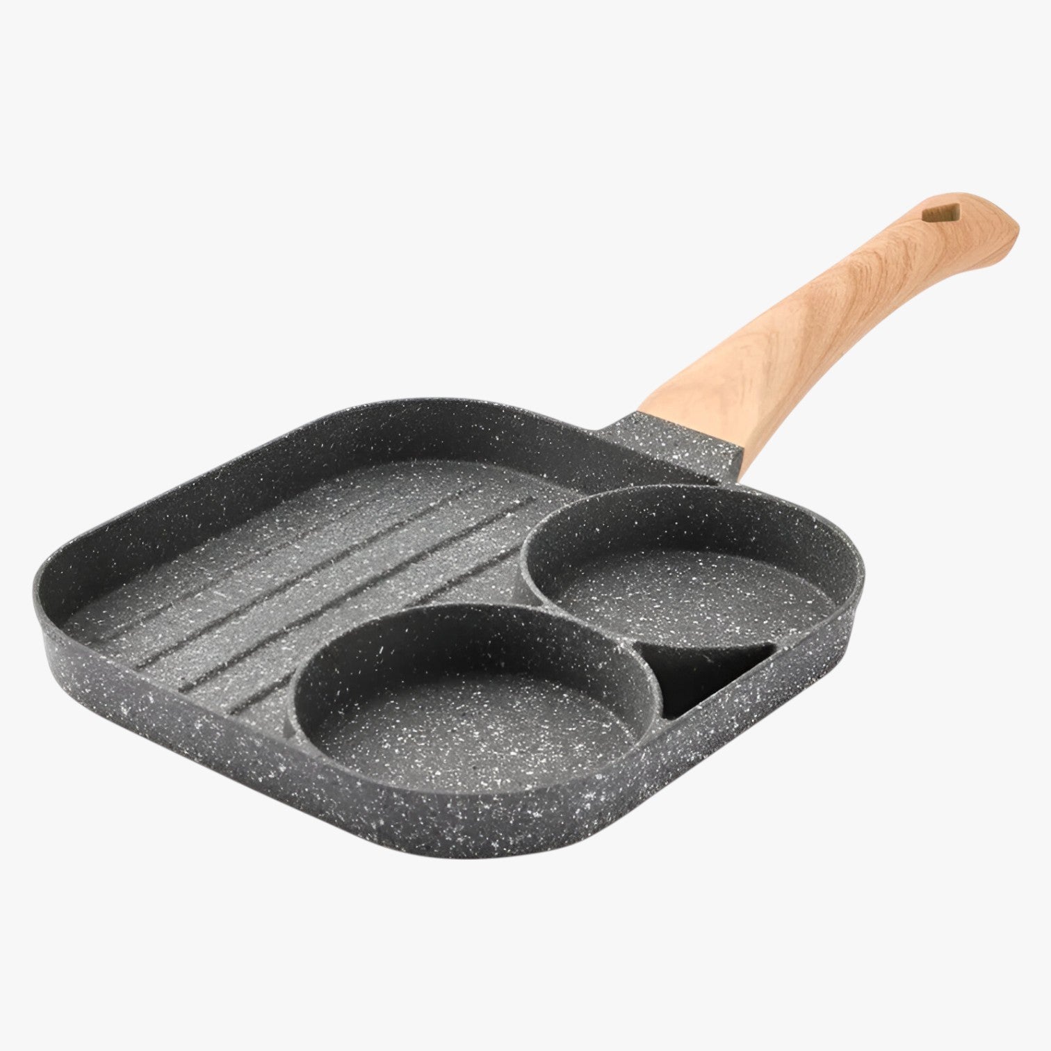 Zephyr | Padella per colazione antiaderente 4 in 1 - 2 fori - cucina - Concept Palermo