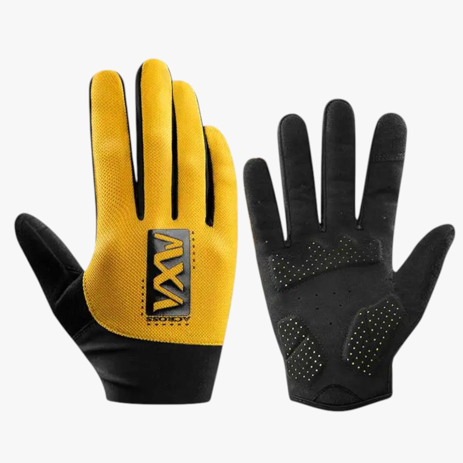 Khalil | Guanti da ciclismo estivi con grip e touchscreen - giallo - gloves gloves for men mens gloves - Concept Palermo
