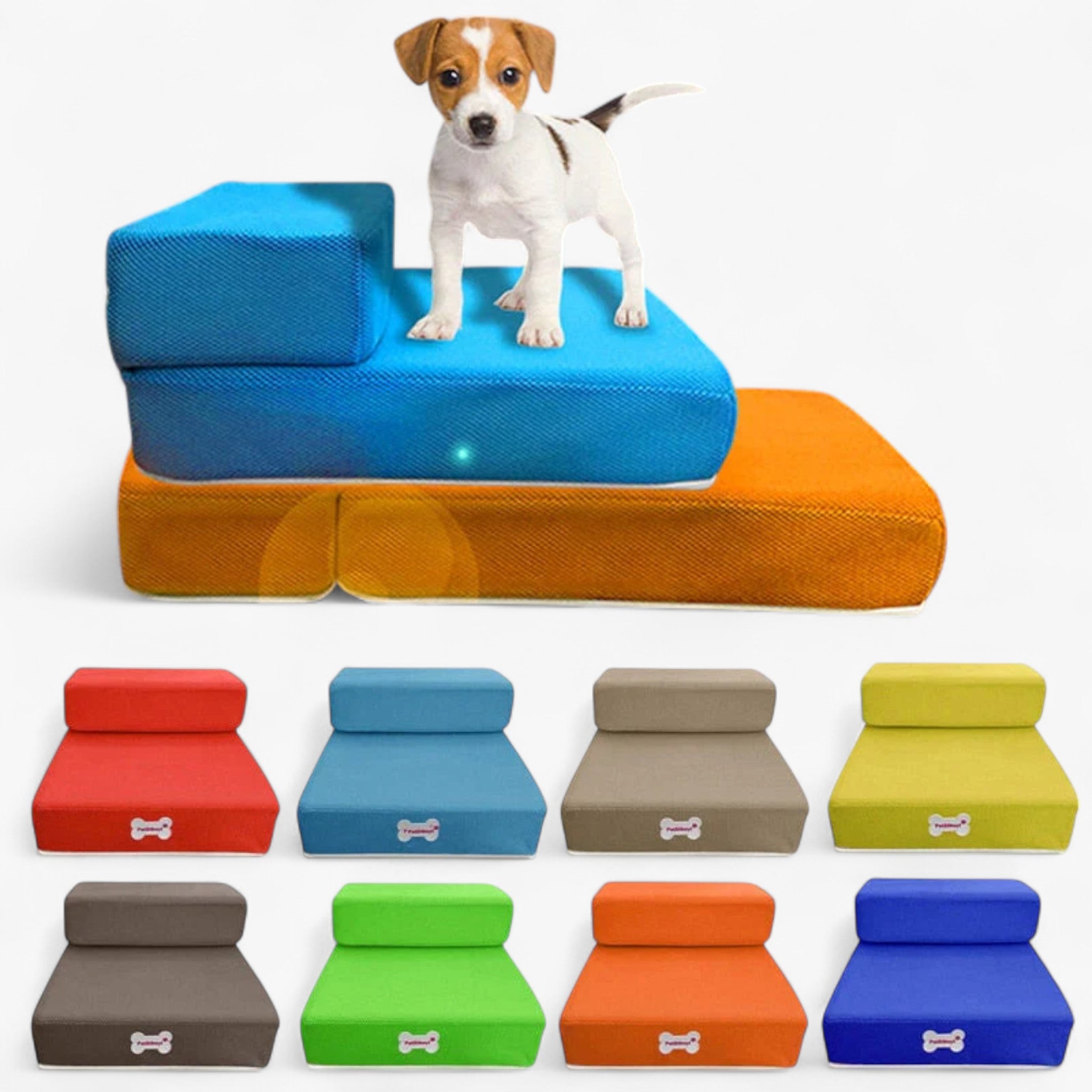 Scala per cani (2 strati) | Fai salire facilmente il tuo piccolo sul divano - - dog stairs DOG SUPPLIES pet ramps pet steps - Concept Palermo