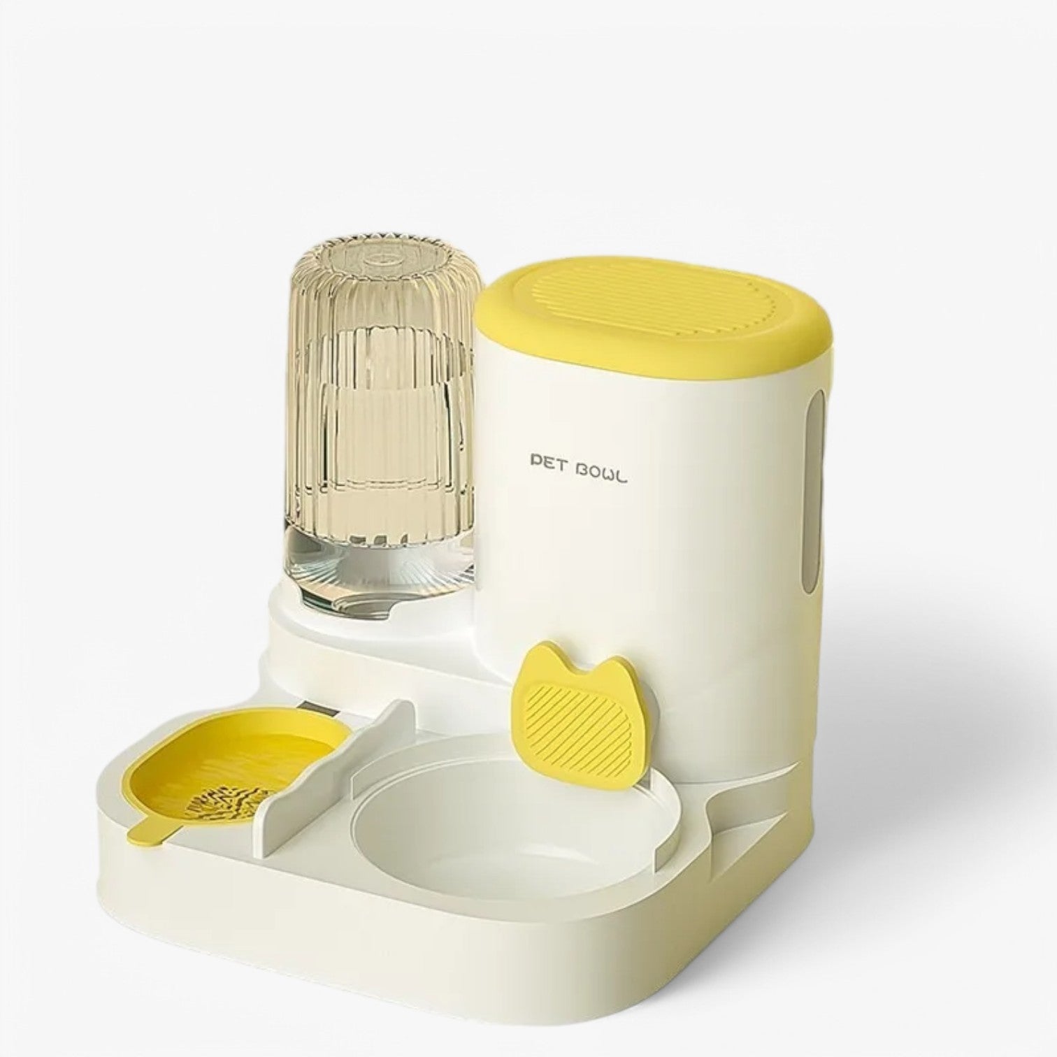 Roko | Distributore Automatico di Cibo – Sempre Acqua e Cibo Fresco - Giallo-standard - pet PET SUPPLIES - Concept Palermo