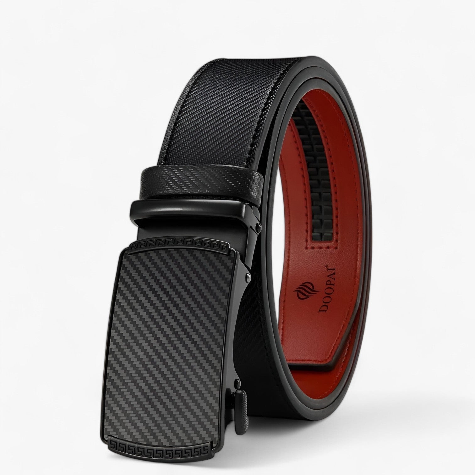 Coen | Cintura Automatica in Pelle di Lusso con Fibbia Regolabile - Nero - belts mens accessory Mens belt - Concept Palermo