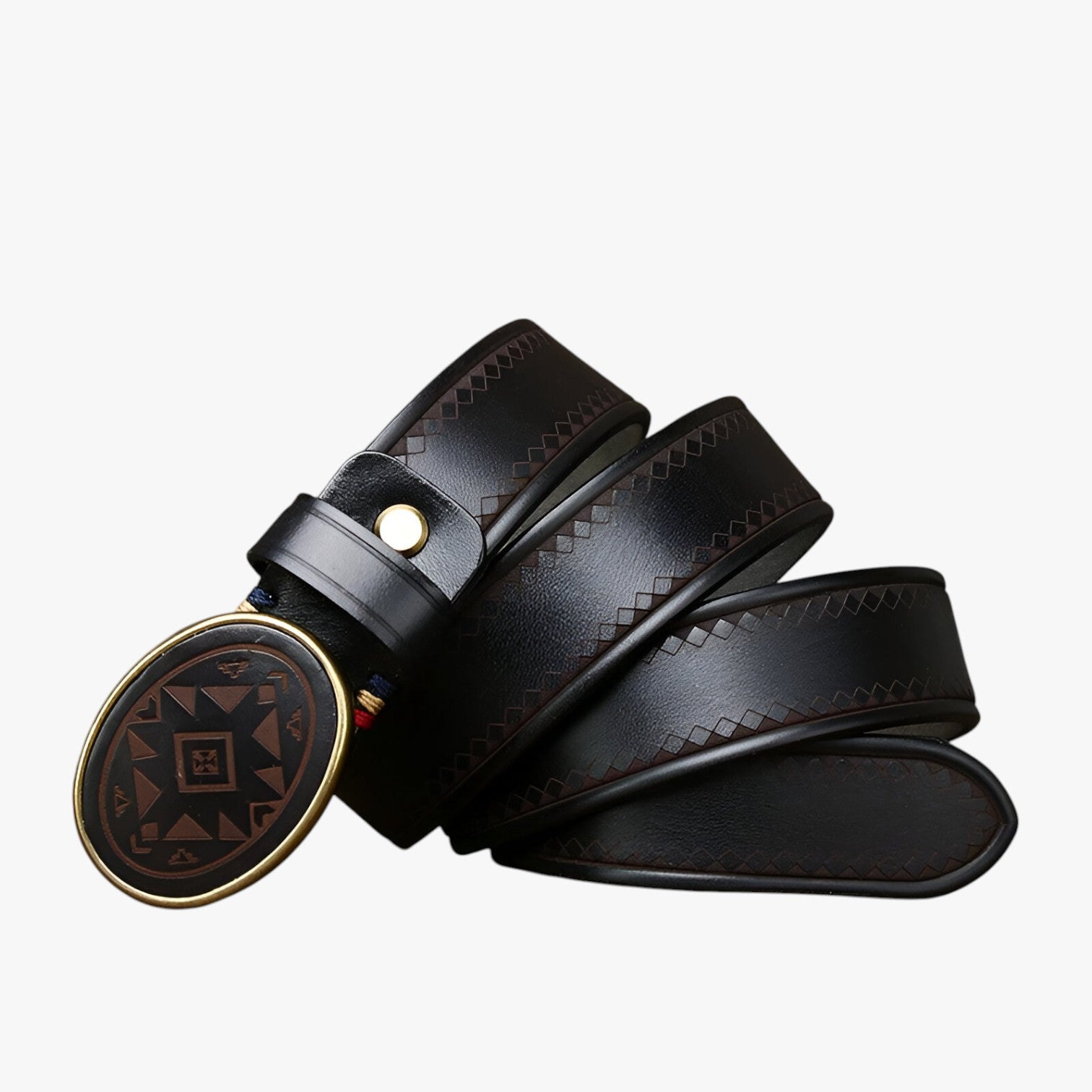 Ace | Cintura in pelle elegante per jeans - Nero - Belts belts for men Mens belt - Concept Palermo