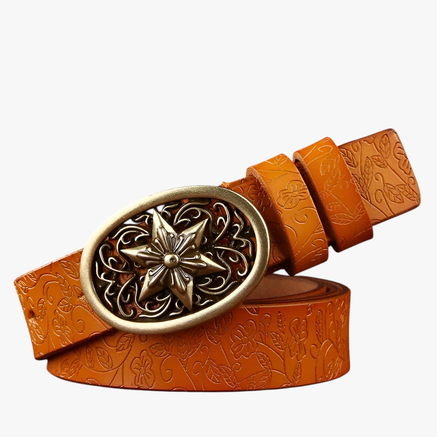 Ramora | Comfort Elegante – Cintura da donna in pelle di lusso per stile e sostenibilità - Cammello 105CM - belt buckle women belts waist belt for women Womens belt - Concept Palermo