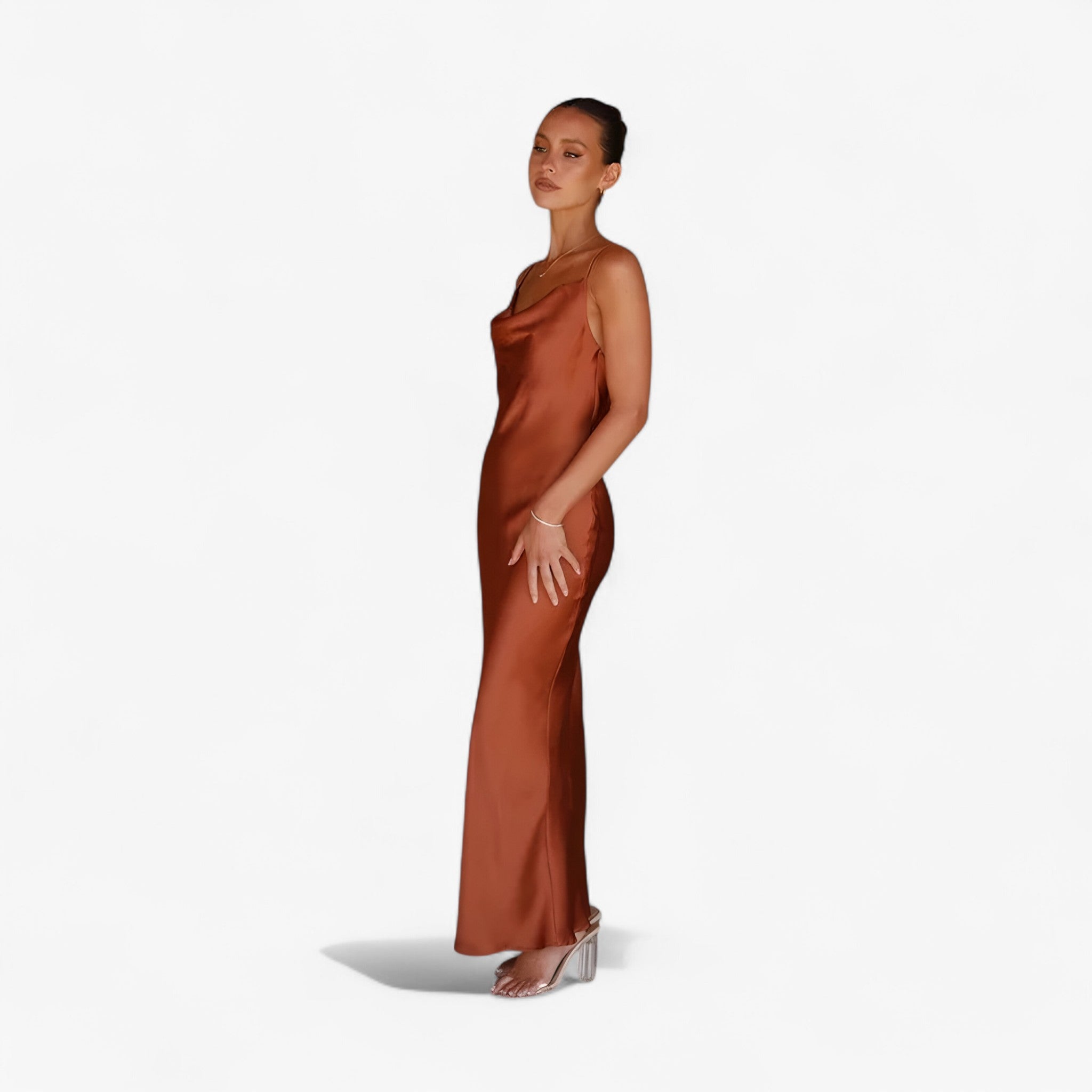 Dianne | Abito Lungo in Seta - - - Concept Palermo