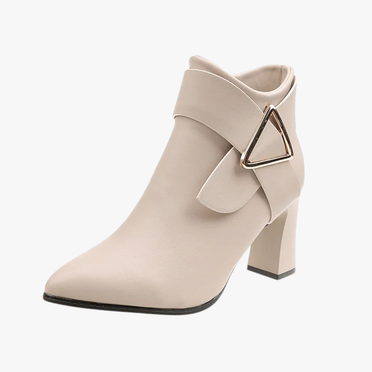 Kayla | Stivaletti impermeabili con tacco: eleganza e comfort in ogni stagione - Beige - BOOTS Boots & Shoes womens boots - Concept Palermo