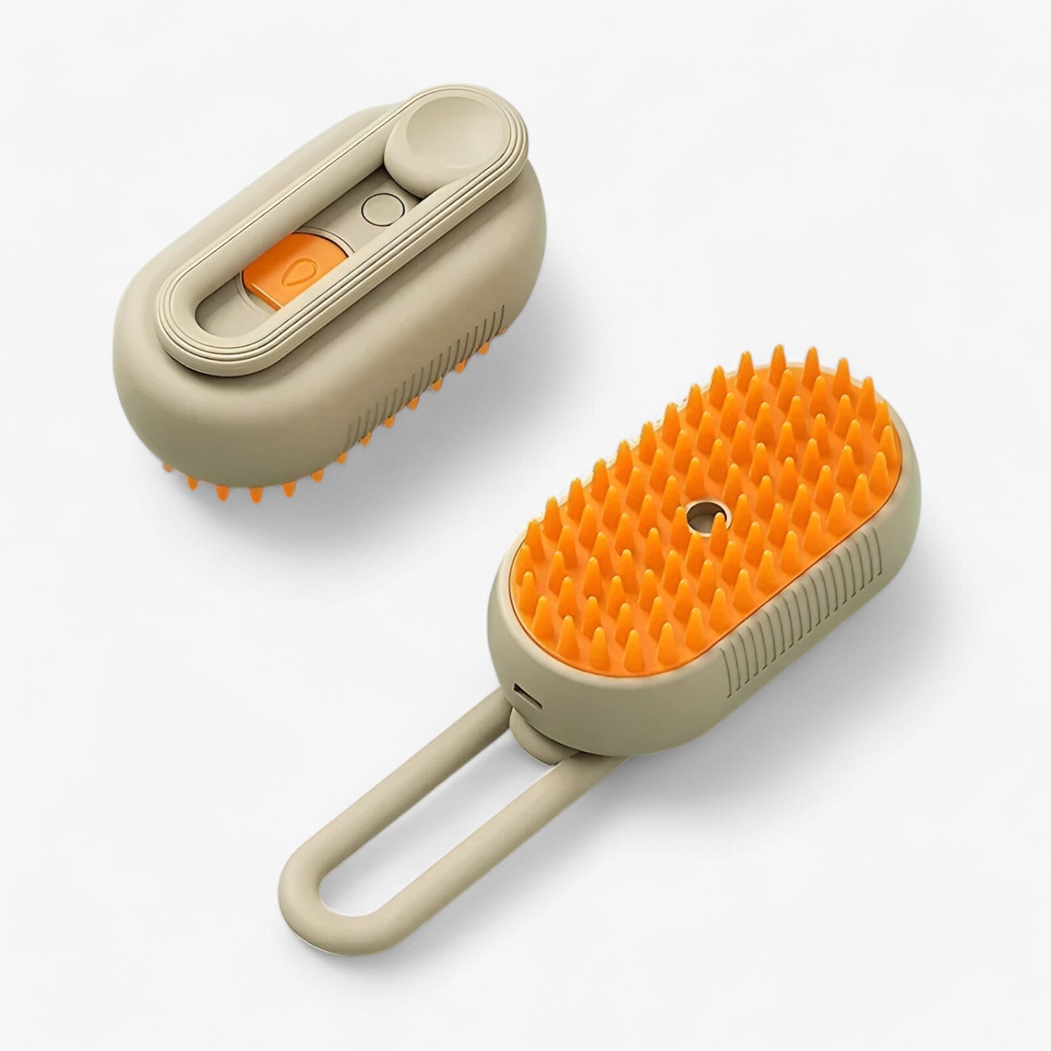 Euna | Spazzola Elettrica per Vapore e Massaggio per Animali Domestici - khaki - pet pet accessories PET SUPPLIES - Concept Palermo