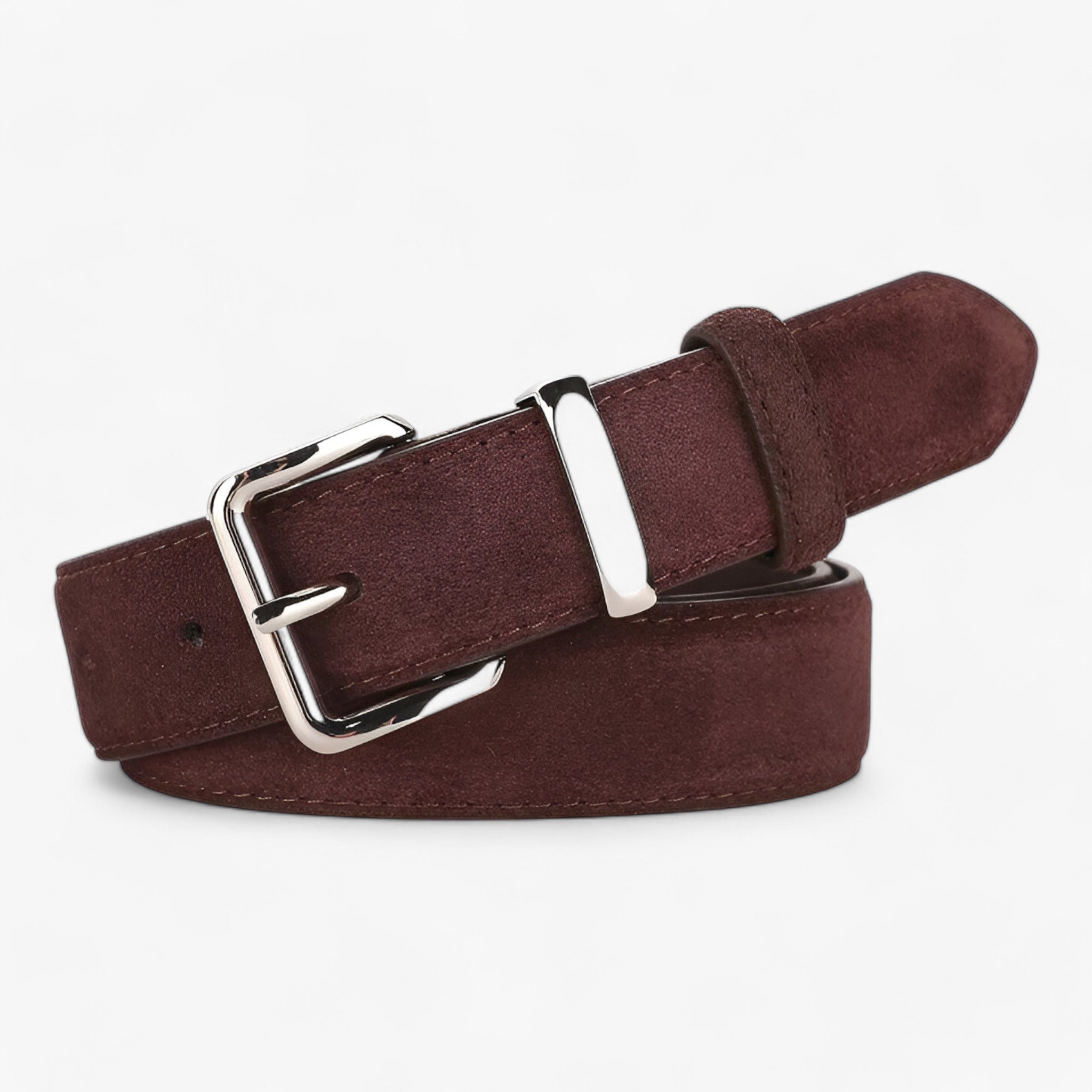 Irene | Cintura in camoscio: elegante e versatile - Caffè 100cm - Belts belts for woman - Concept Palermo