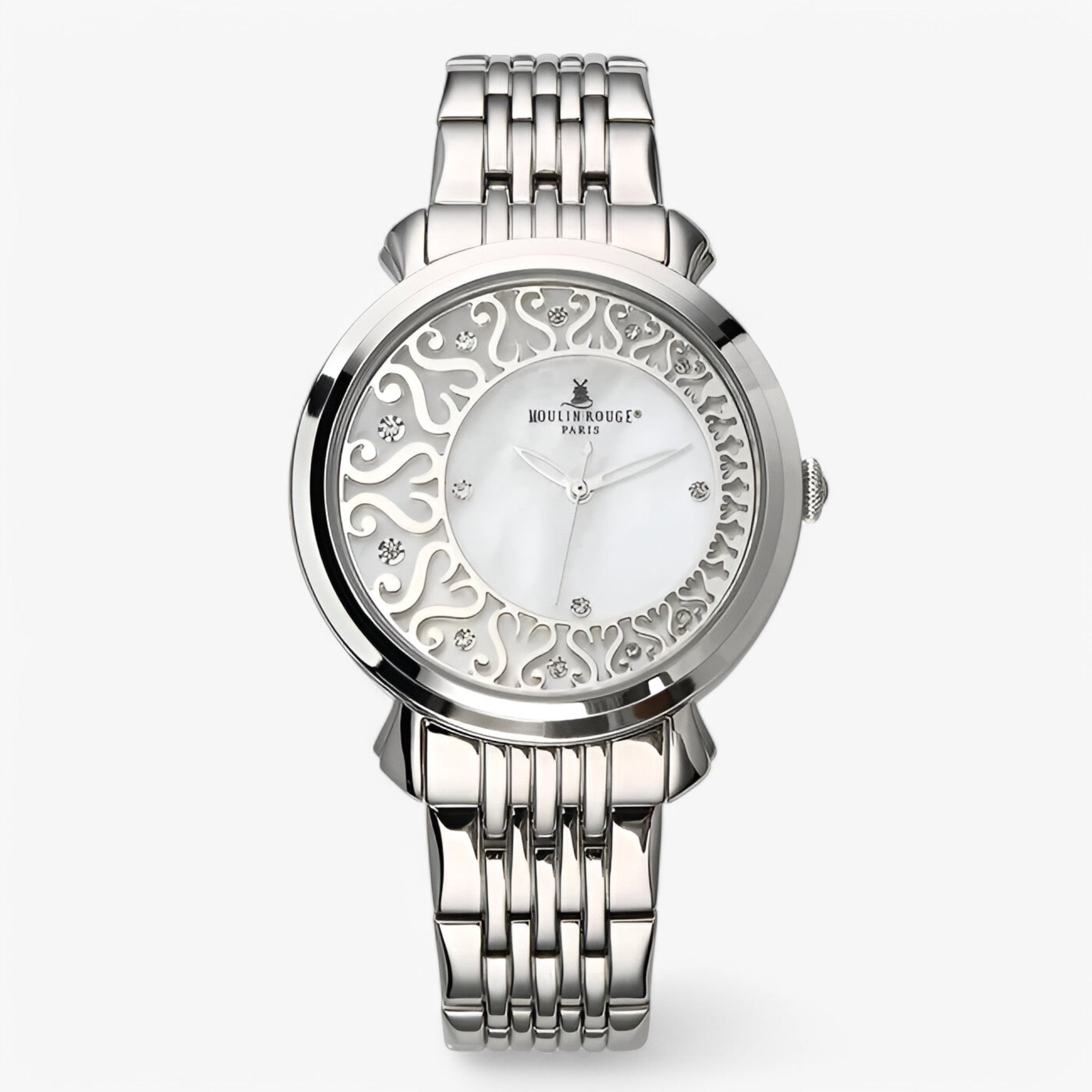 Eunice | Orologio vintage in acciaio con fibbia a farfalla - bianca - female watch watch for women - Concept Palermo