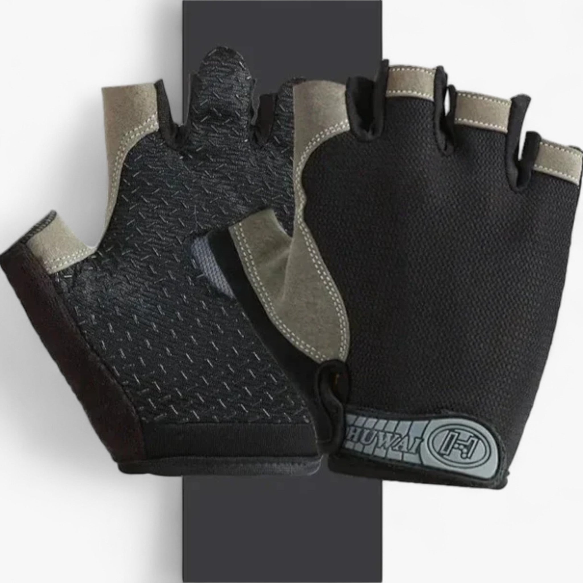 Guanti sportivi antiscivolo GripMaster: freschi, comodi e resistenti - Nero - bicycle gloves gloves gloves for men mens gloves - Concept Palermo
