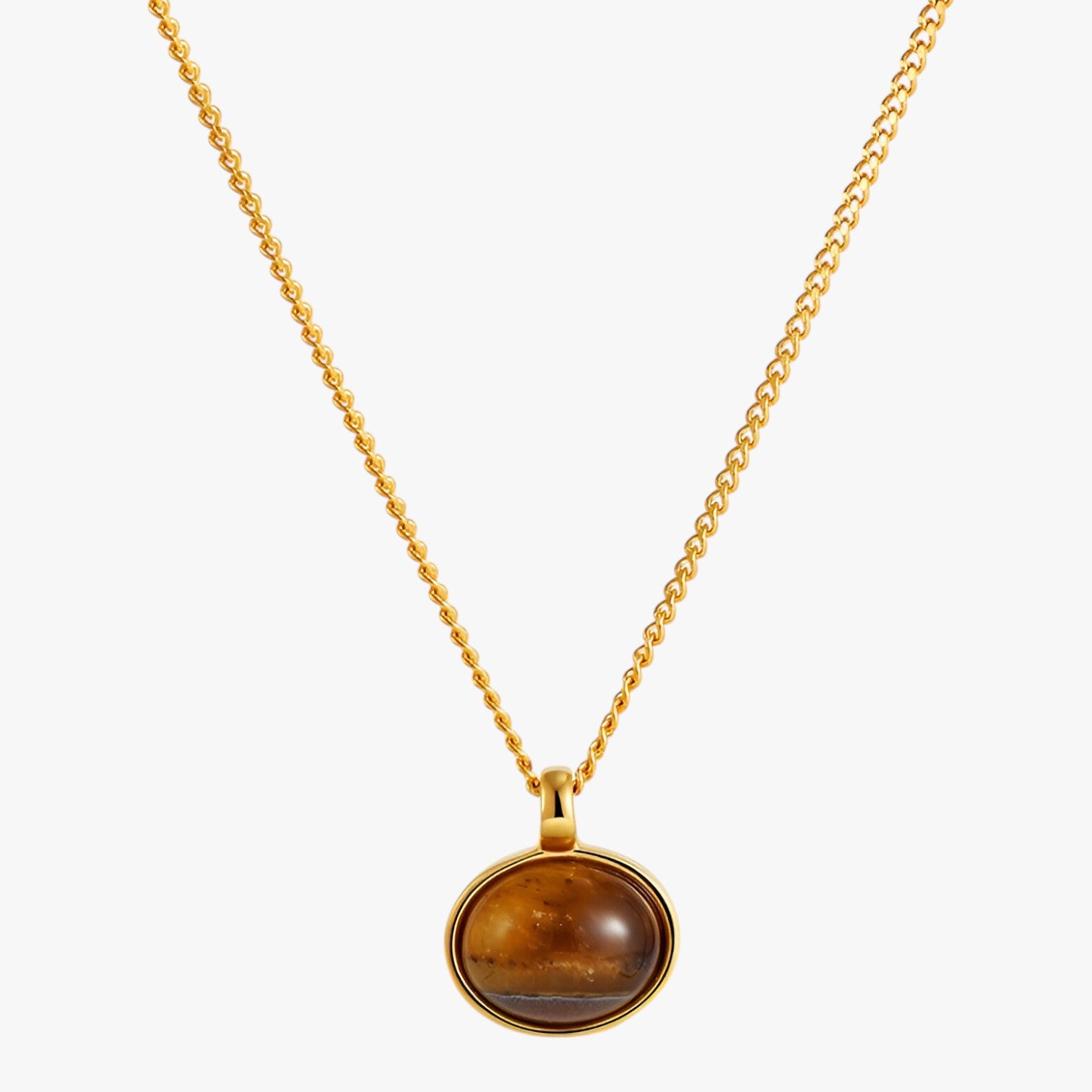 Eve | Collana vintage con pietra occhio di tigre - - necklace NECKLACES Necklaces for Women - Concept Palermo