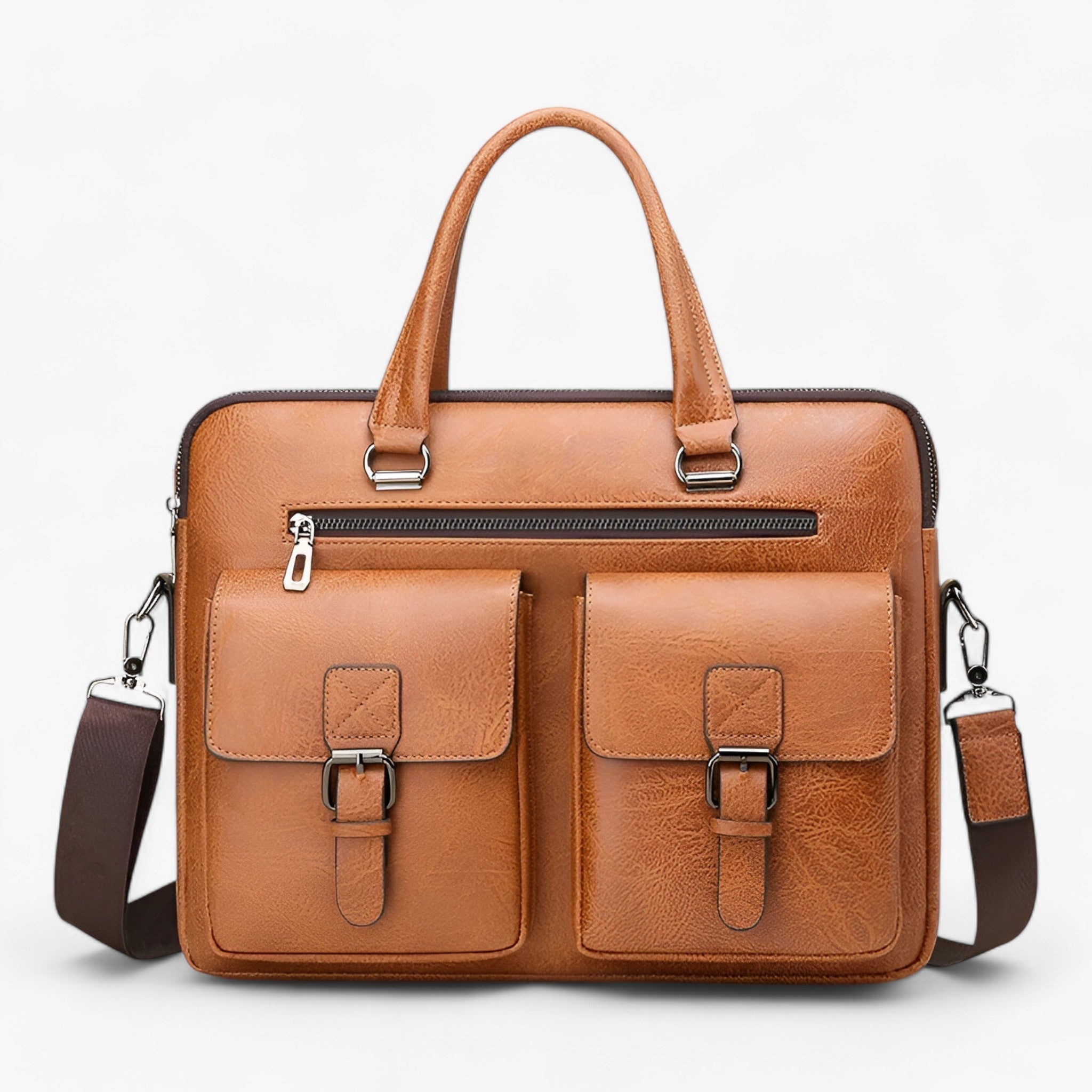 Cillian | Borsa da lavoro - Elegante e spaziosa - Marrone 38 x 7 x 30 - - Concept Palermo