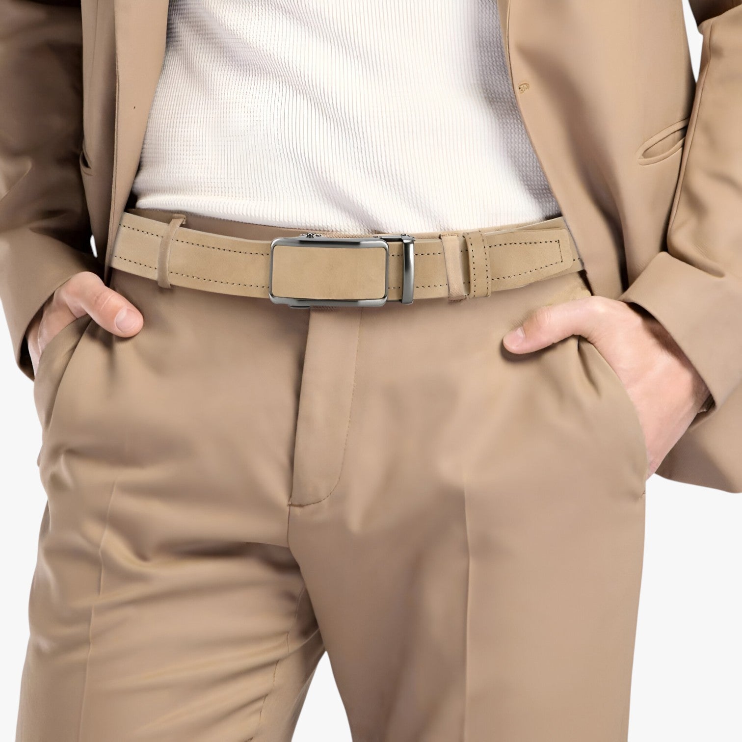 Colson | Cintura con fibbia automatica da uomo - Stile e comfort per ogni giorno - - Belts belts for men mens accessory Mens belt - Concept Palermo
