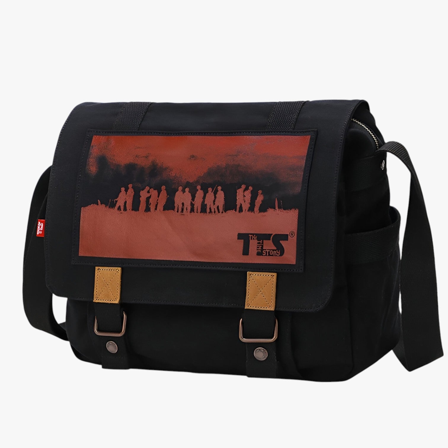Ethan | Grande borsa a tracolla in tela vintage - - Bags bags for men Shoulder & Crossbody Bags - Concept Palermo