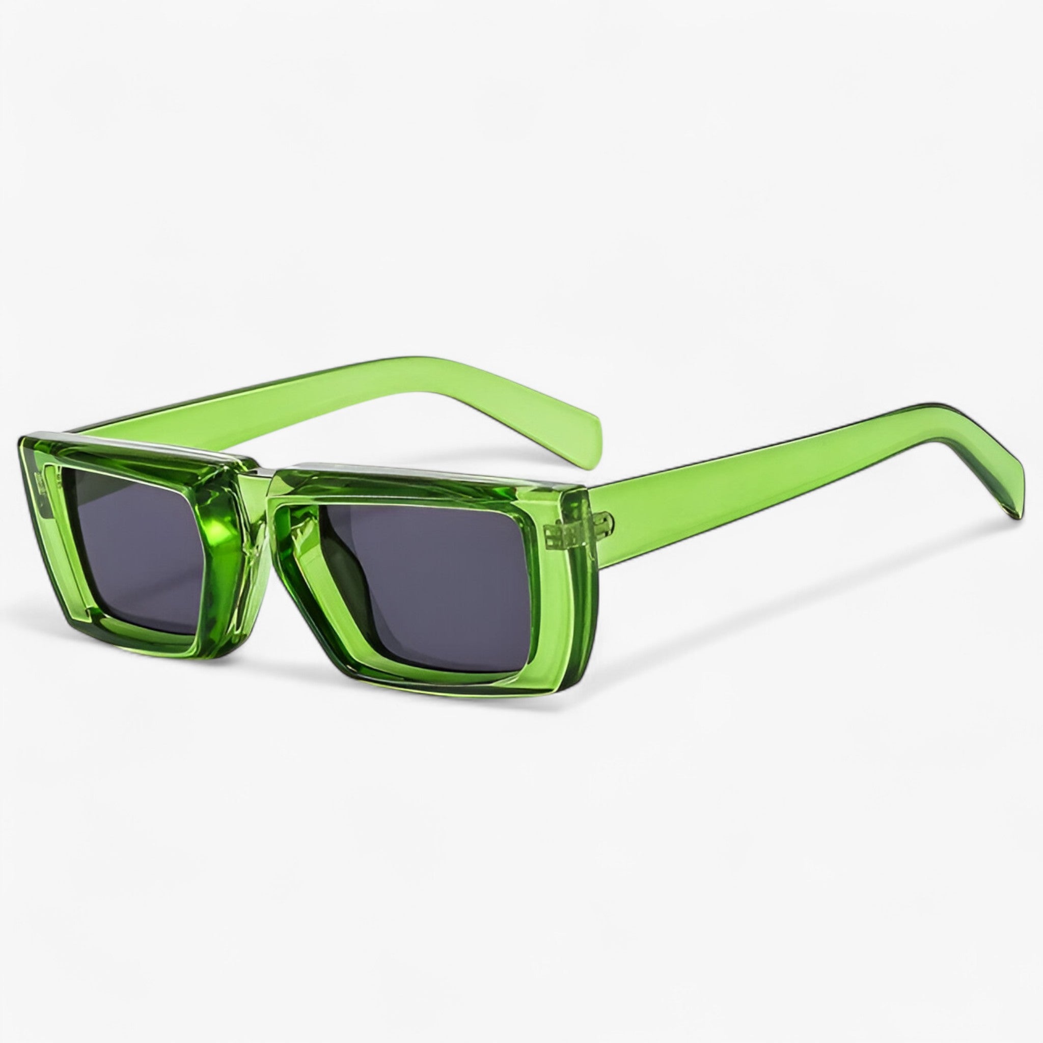 Luca | Occhiali da sole Y2K firmati con montatura squadrata unisex - verde grigio Come mostrato nella figura - Fashion Sunglasses men sunglasses polarized mens sunglasses Polarized man sunglasses polarized sunglasses women sun glasses Sunglasses sunglasses polarized men - Concept Palermo