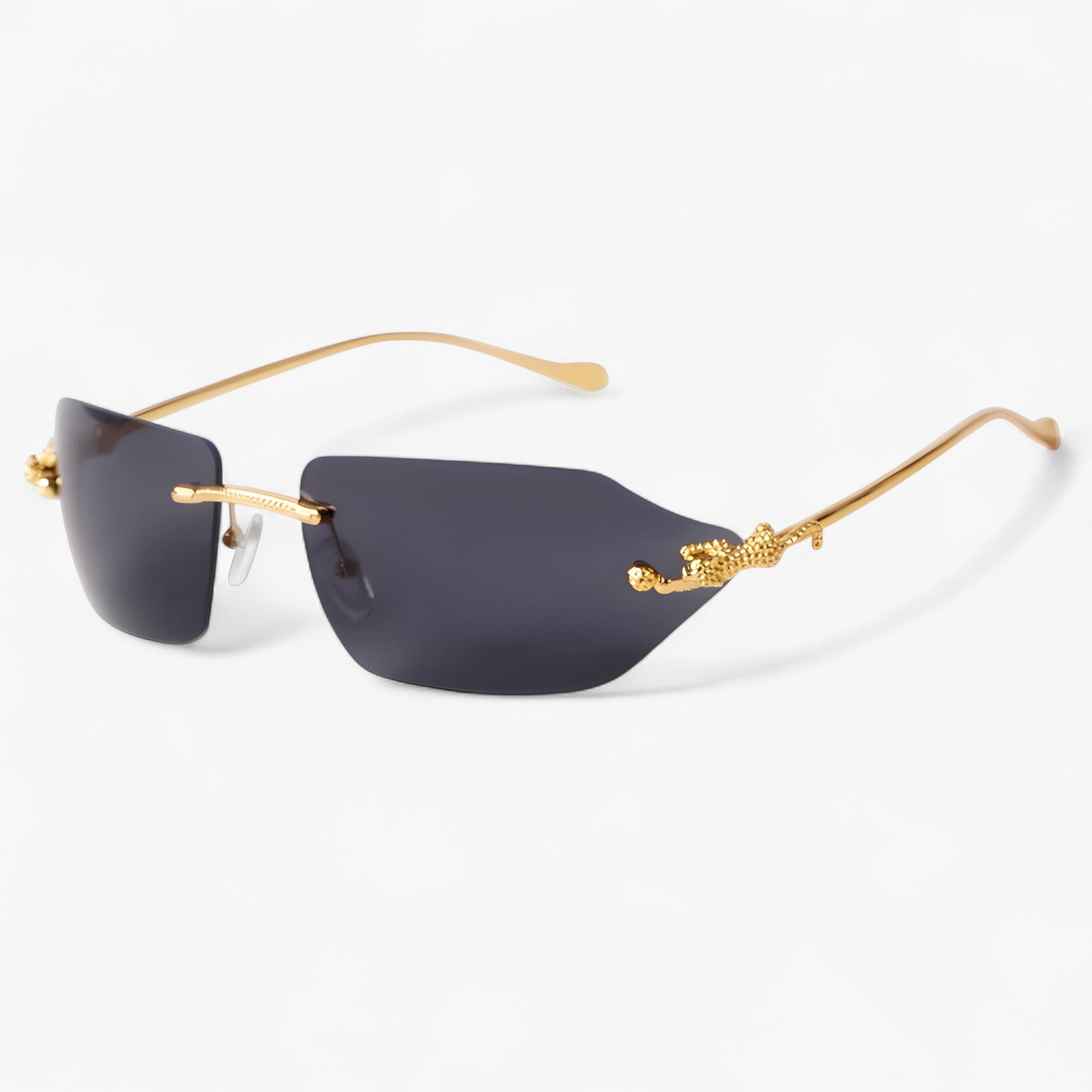 Bruno | Occhiali da sole retrò leopardati senza montatura - - Fashion Sunglasses men sunglasses polarized mens sunglasses Polarized man sunglasses Sunglasses sunglasses polarized men - Concept Palermo