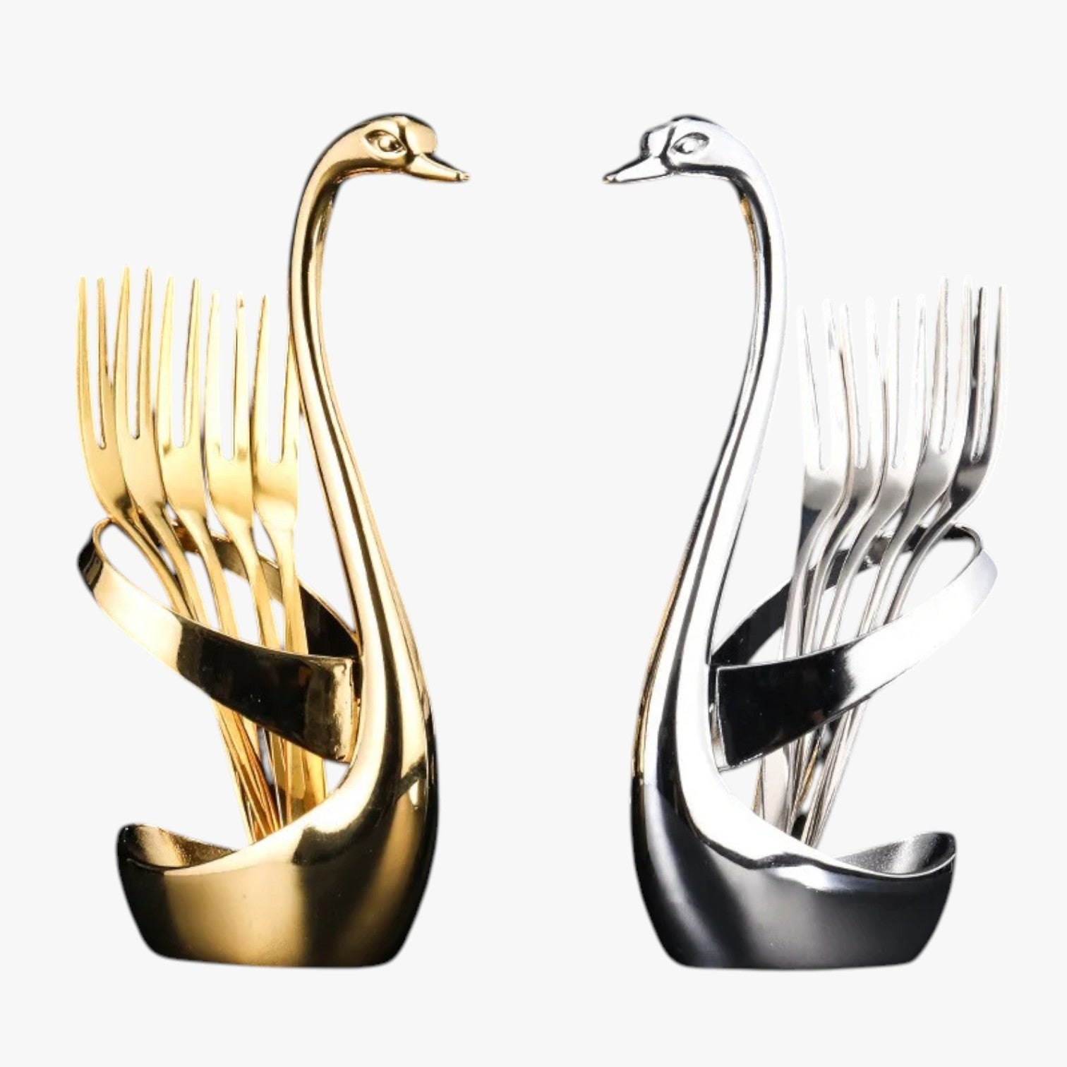 Finnley | Elegante porta posate a forma di cigno - - Kitchen kitchen accessory kitchen tools - Concept Palermo